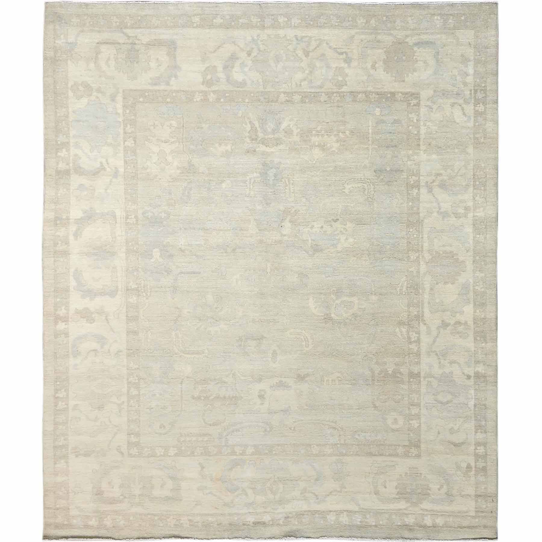 Oushak-And-Peshawar-Hand-Knotted-Rug-7595