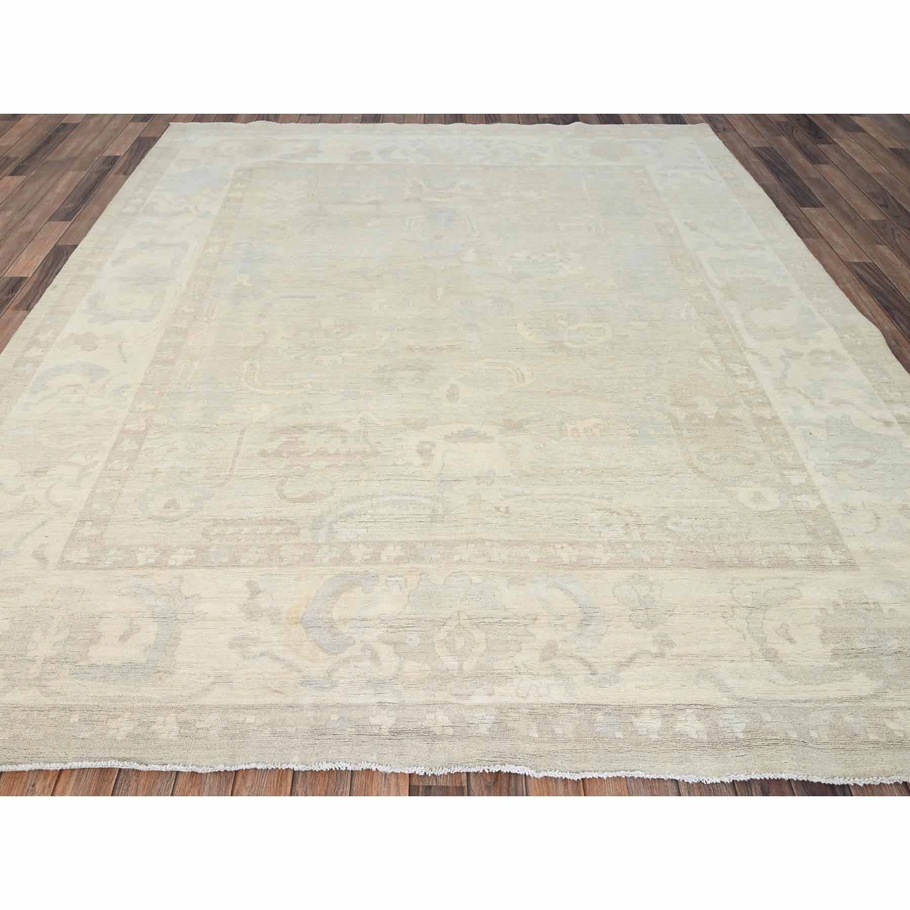 Oushak-And-Peshawar-Hand-Knotted-Rug-7595