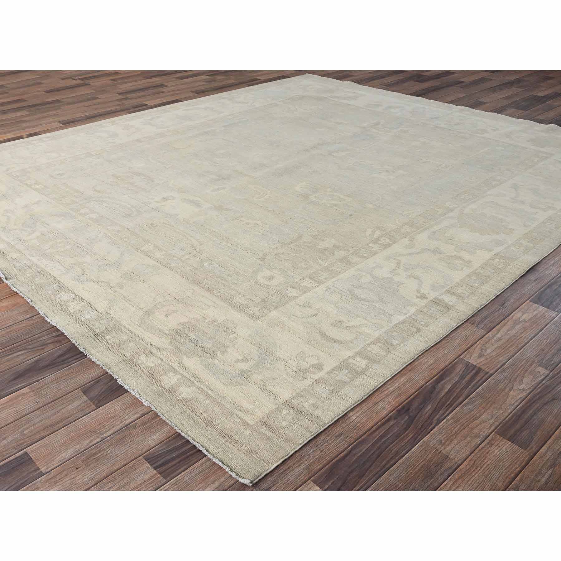 Oushak-And-Peshawar-Hand-Knotted-Rug-7595