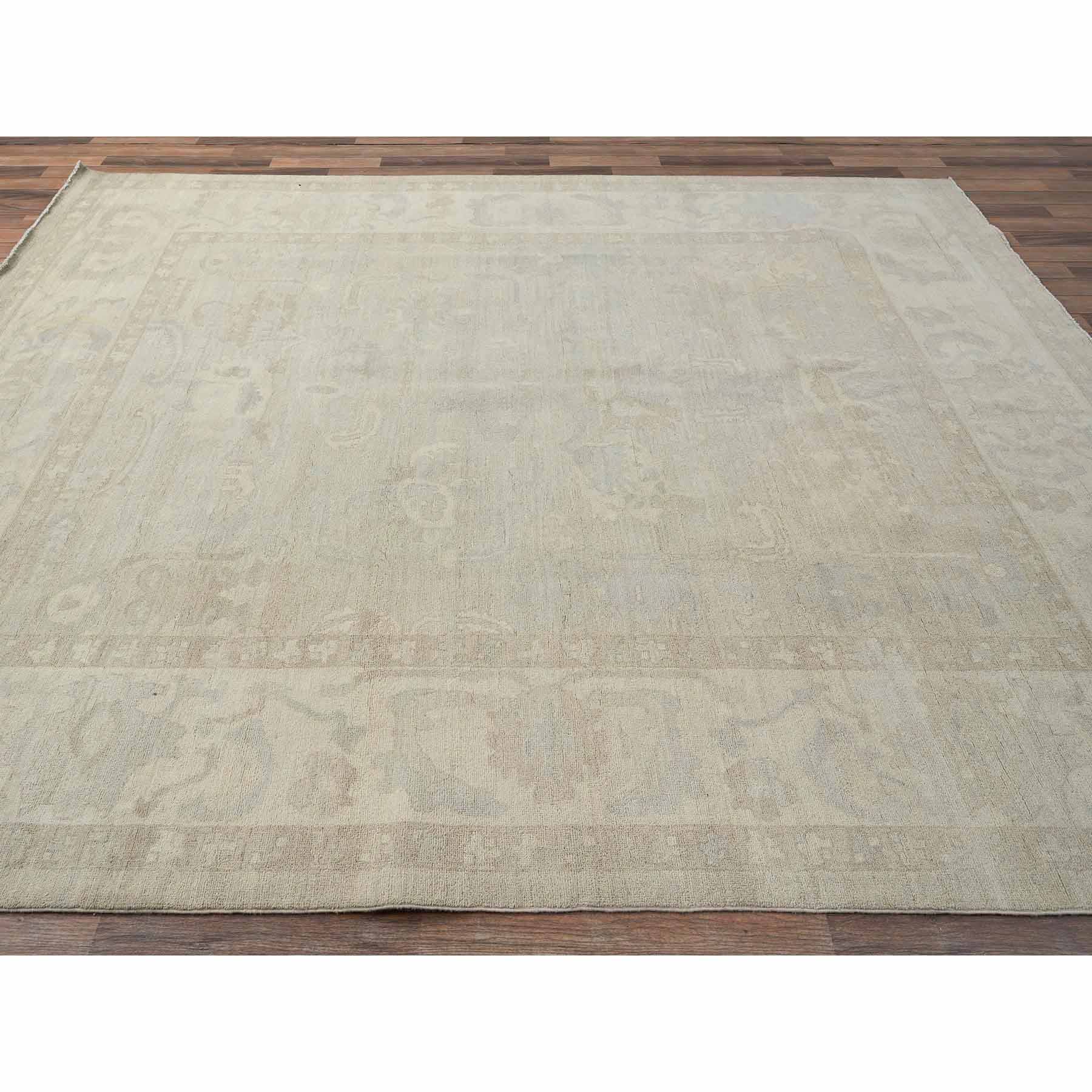 Oushak-And-Peshawar-Hand-Knotted-Rug-7595