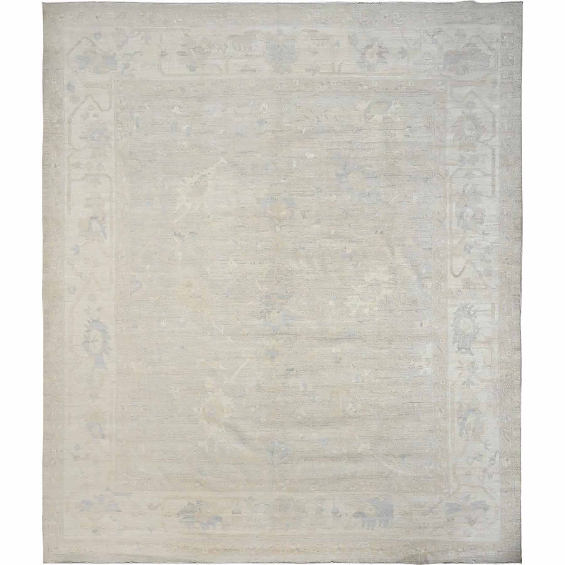 Oushak-And-Peshawar-Hand-Knotted-Rug-7615