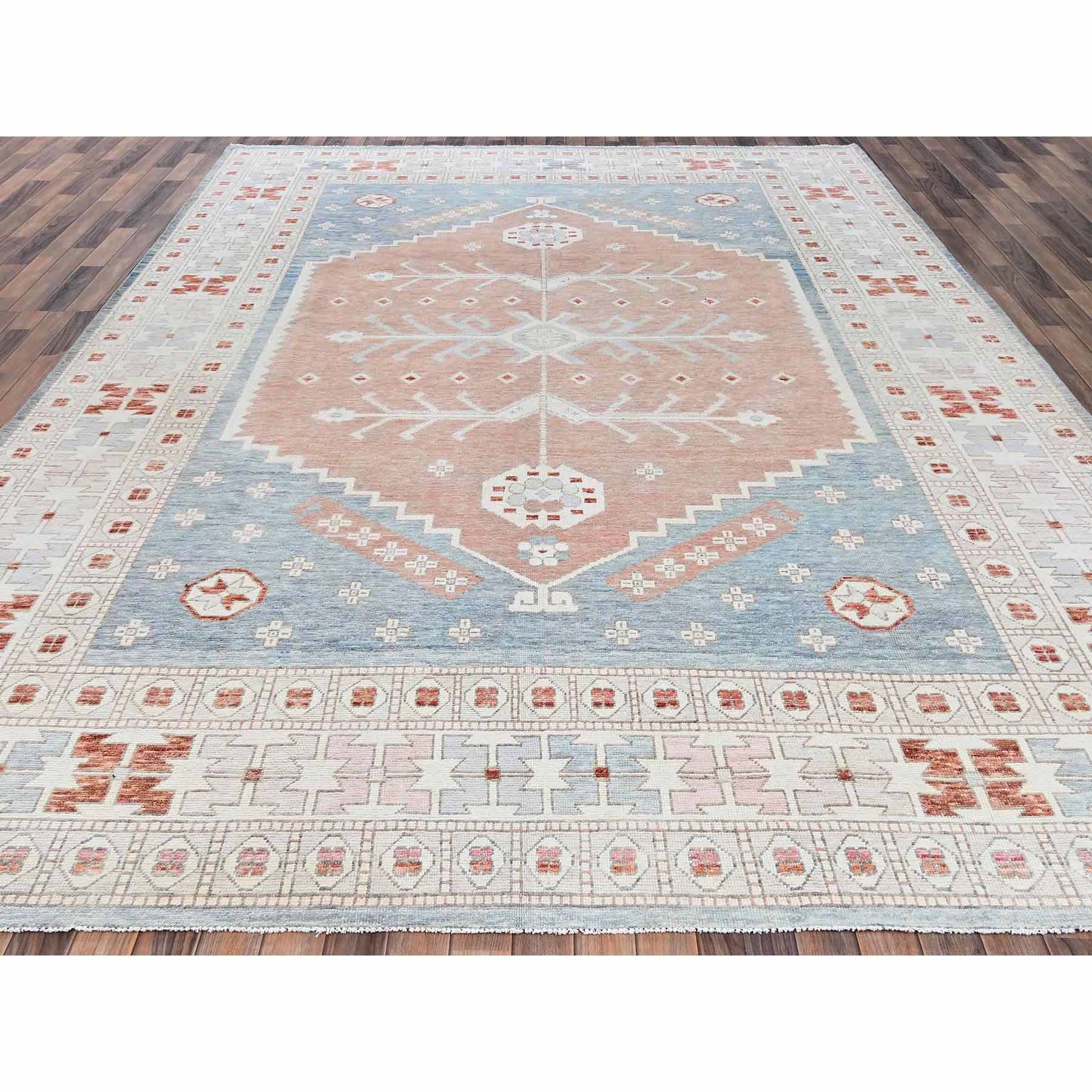 Oushak-And-Peshawar-Hand-Knotted-Rug-9860