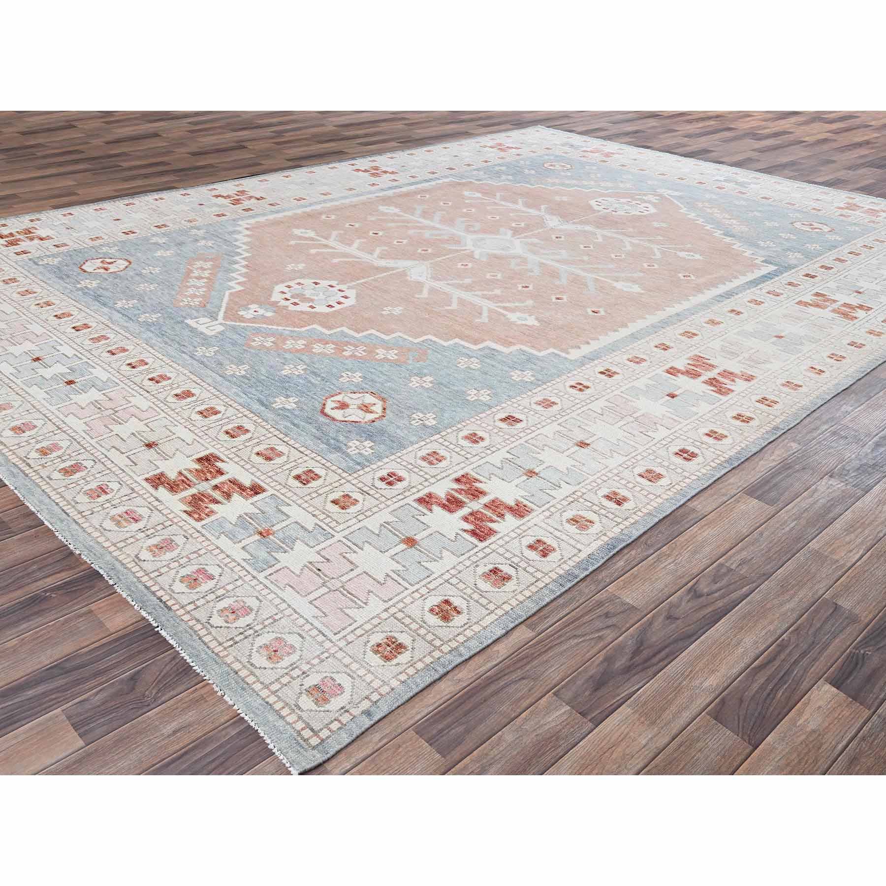 Oushak-And-Peshawar-Hand-Knotted-Rug-9860