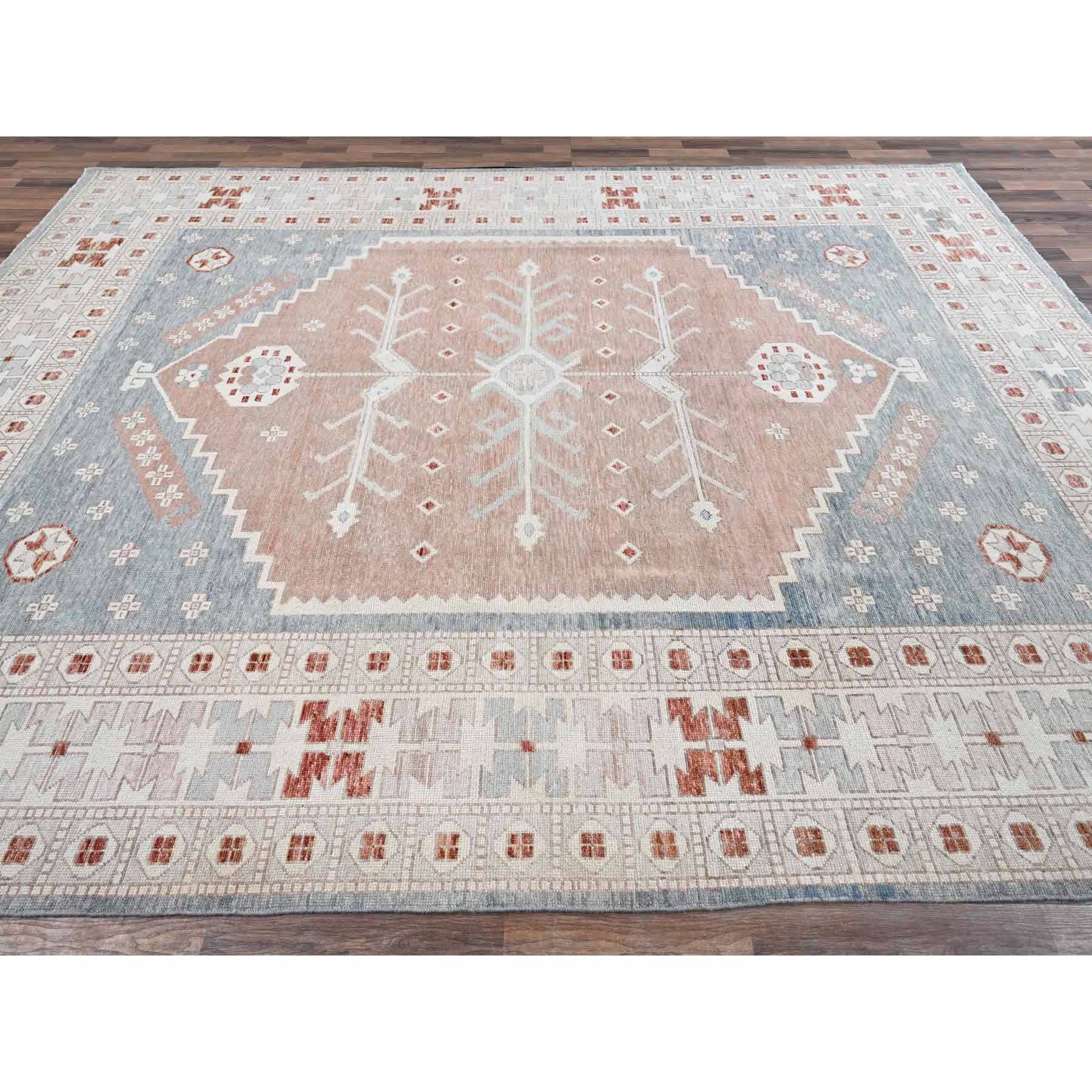 Oushak-And-Peshawar-Hand-Knotted-Rug-9860