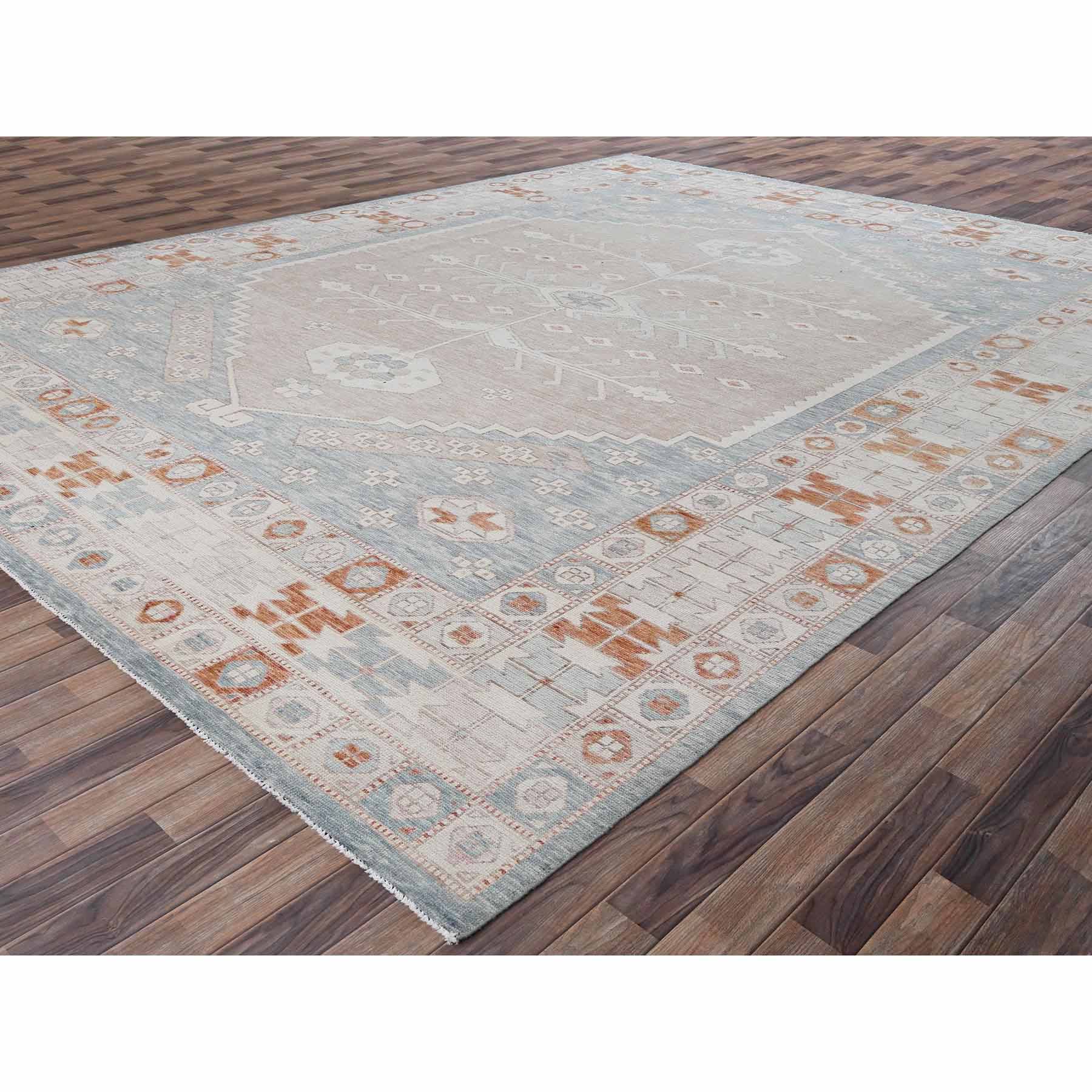 Oushak-And-Peshawar-Hand-Knotted-Rug-9880