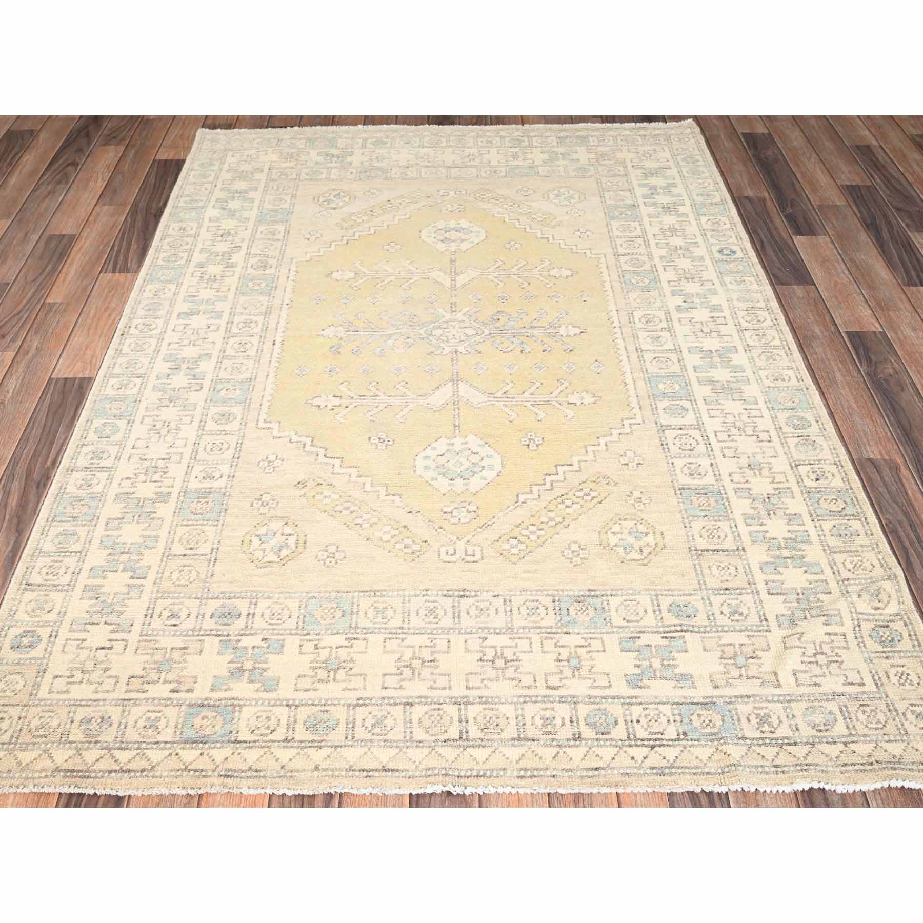 Oushak-And-Peshawar-Hand-Knotted-Rug-9890