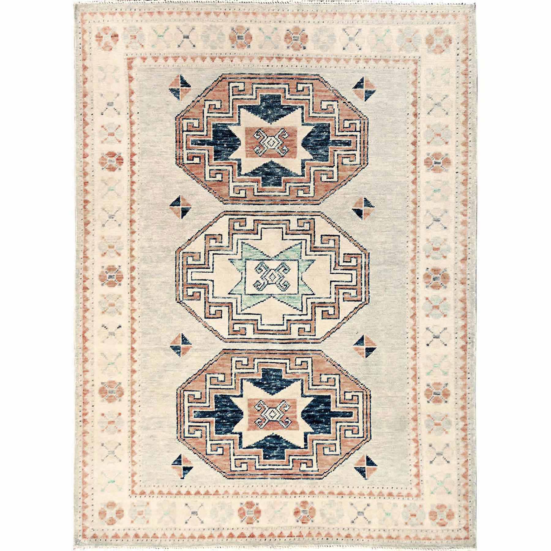 Oushak-And-Peshawar-Hand-Knotted-Rug-9895