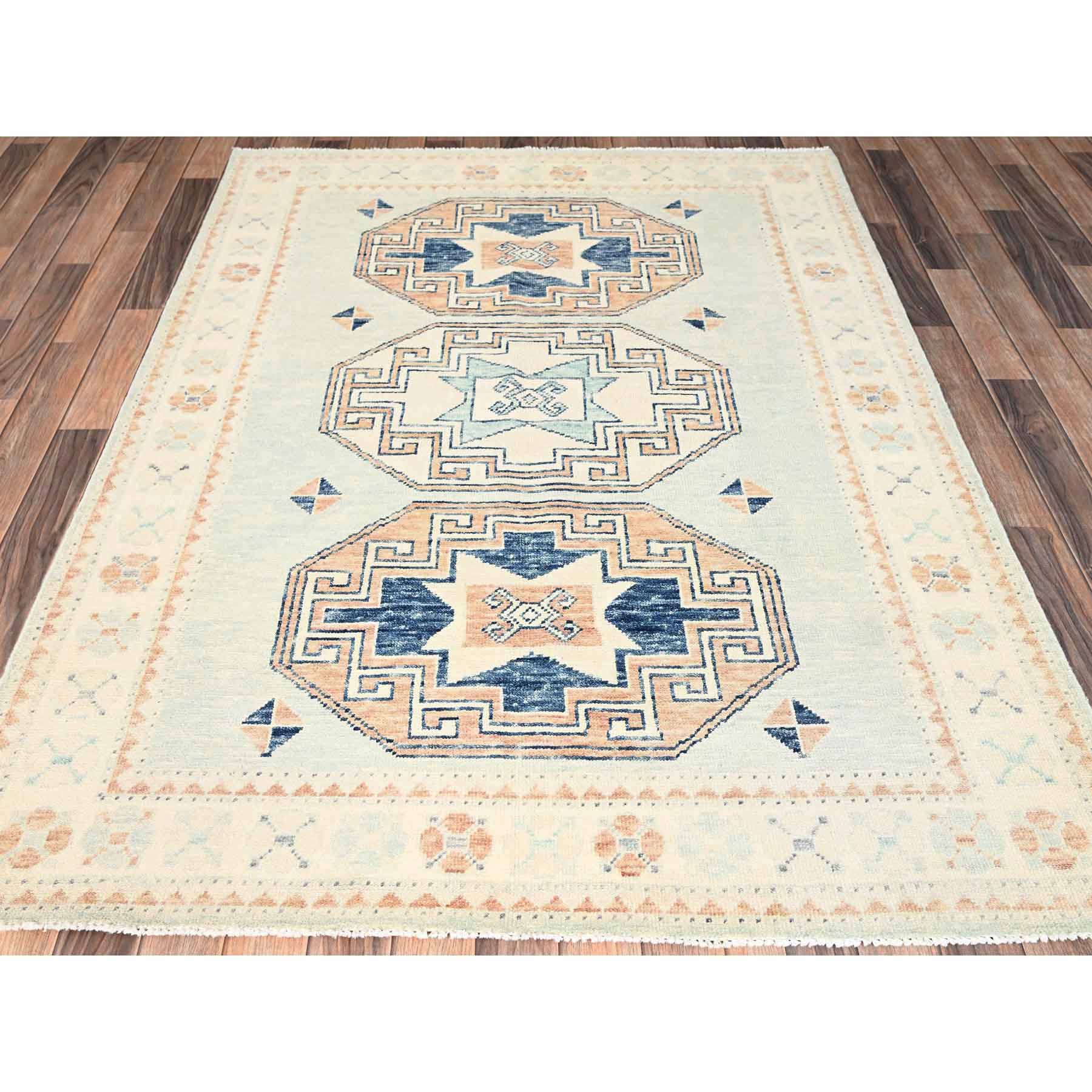 Oushak-And-Peshawar-Hand-Knotted-Rug-9895