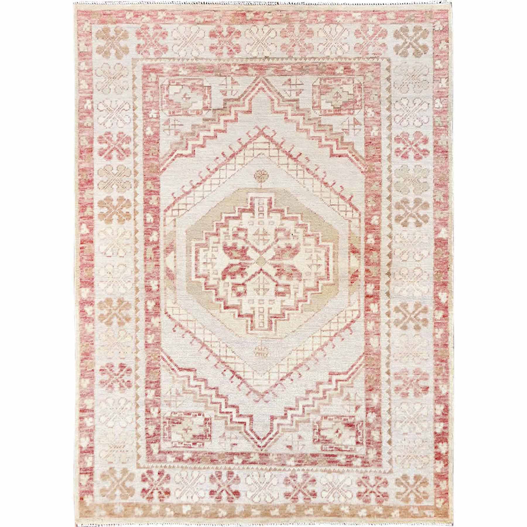 Oushak-And-Peshawar-Hand-Knotted-Rug-9910