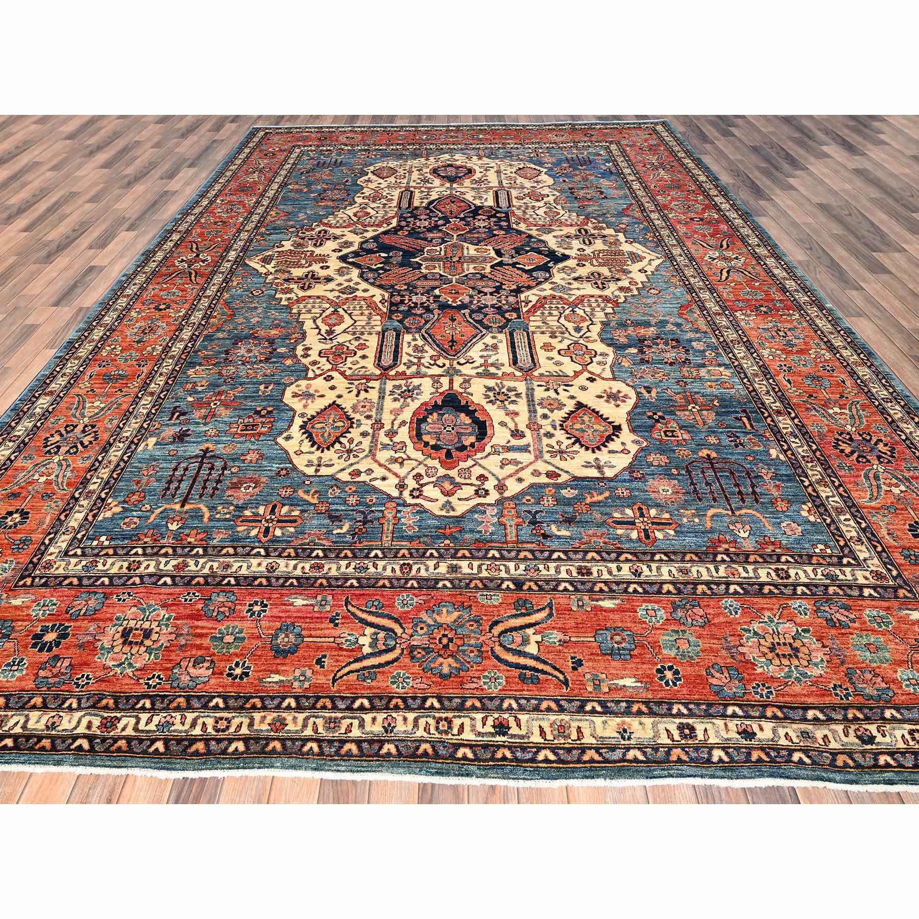 Tribal-Geometric-Hand-Knotted-Rug-8000