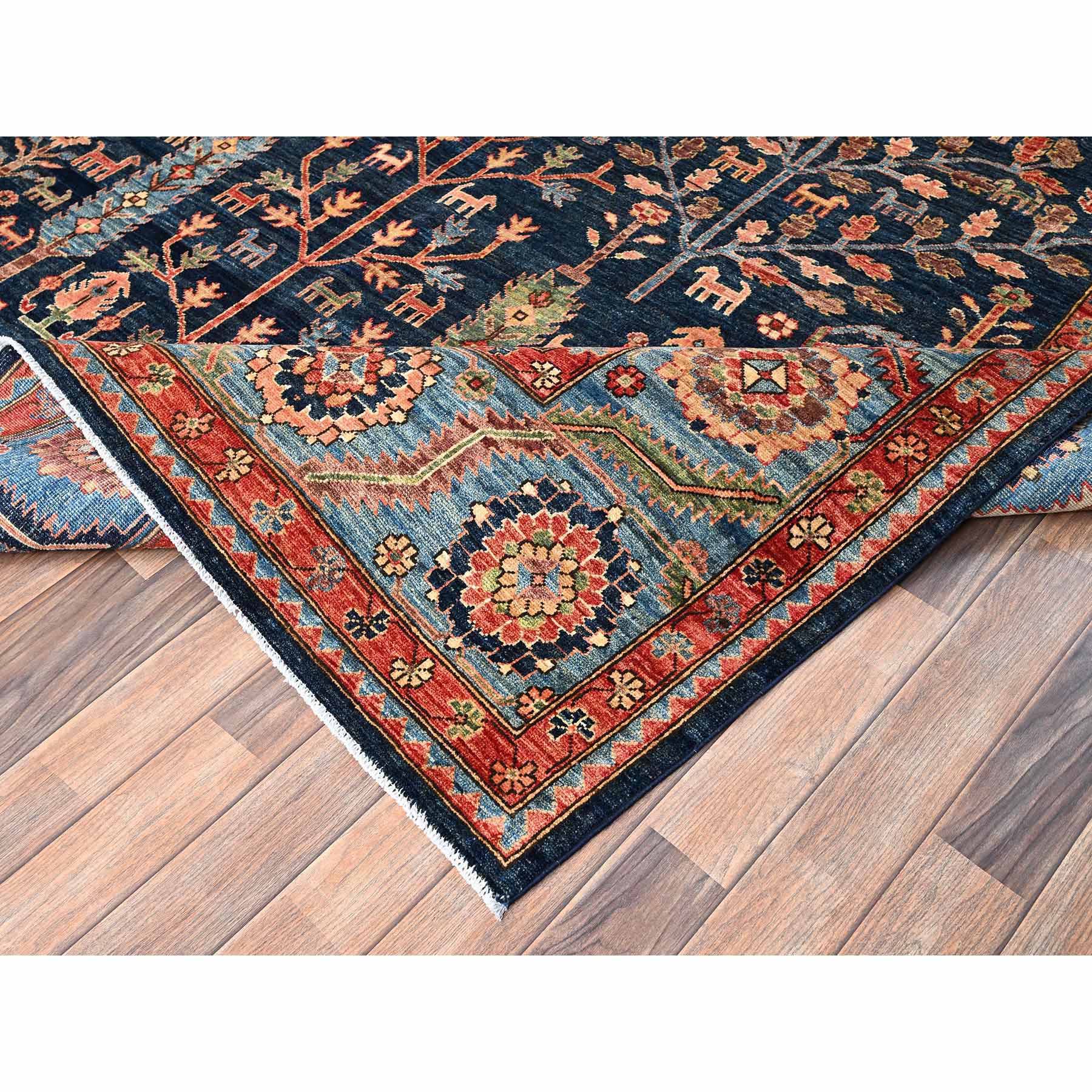 Tribal-Geometric-Hand-Knotted-Rug-8030