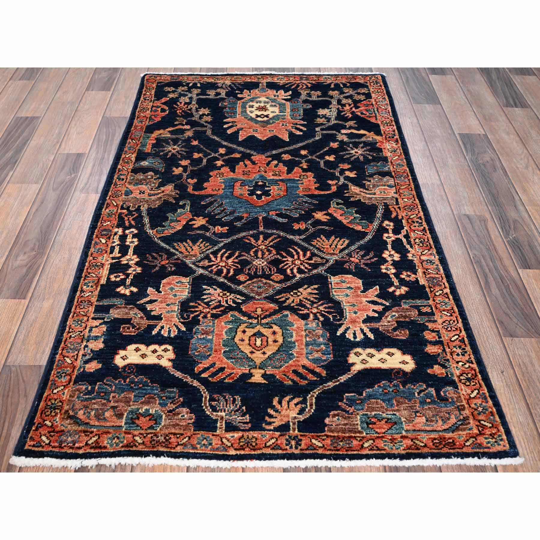 Tribal-Geometric-Hand-Knotted-Rug-8105