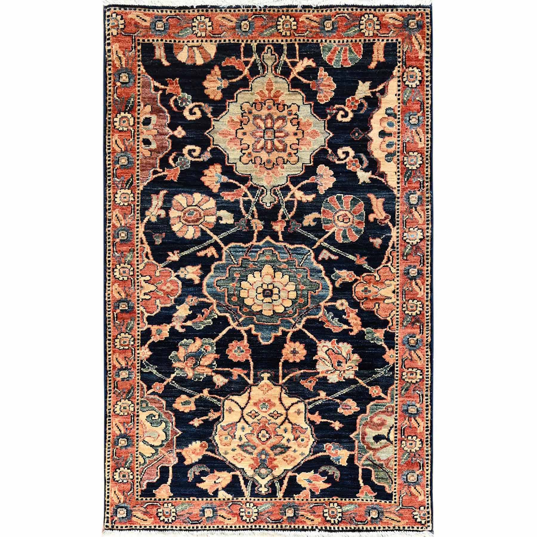 Tribal-Geometric-Hand-Knotted-Rug-8110