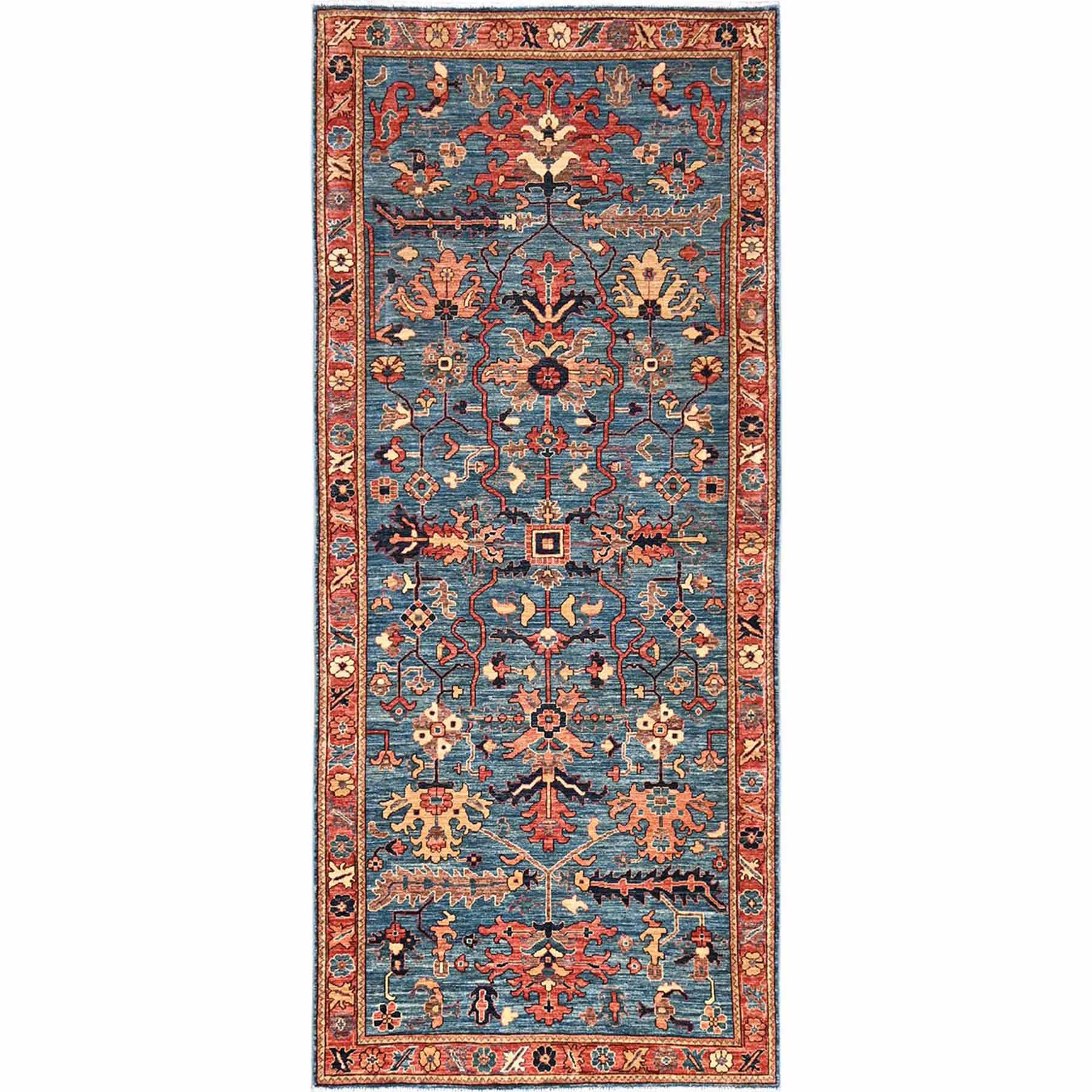 Tribal-Geometric-Hand-Knotted-Rug-8170