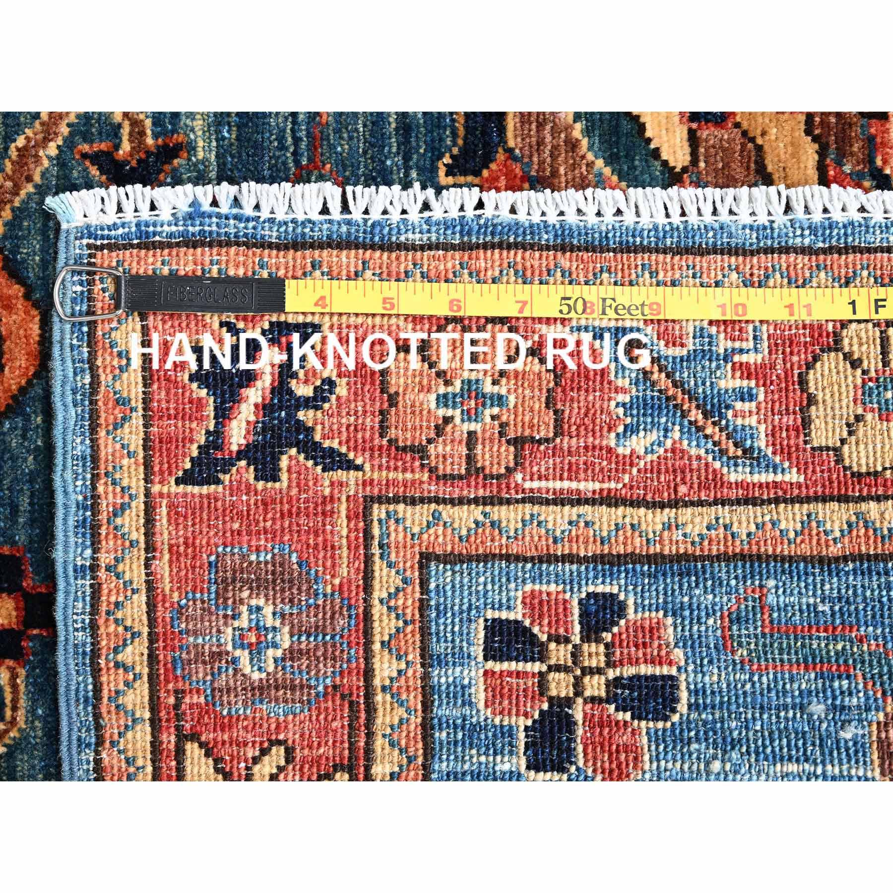 Tribal-Geometric-Hand-Knotted-Rug-8170