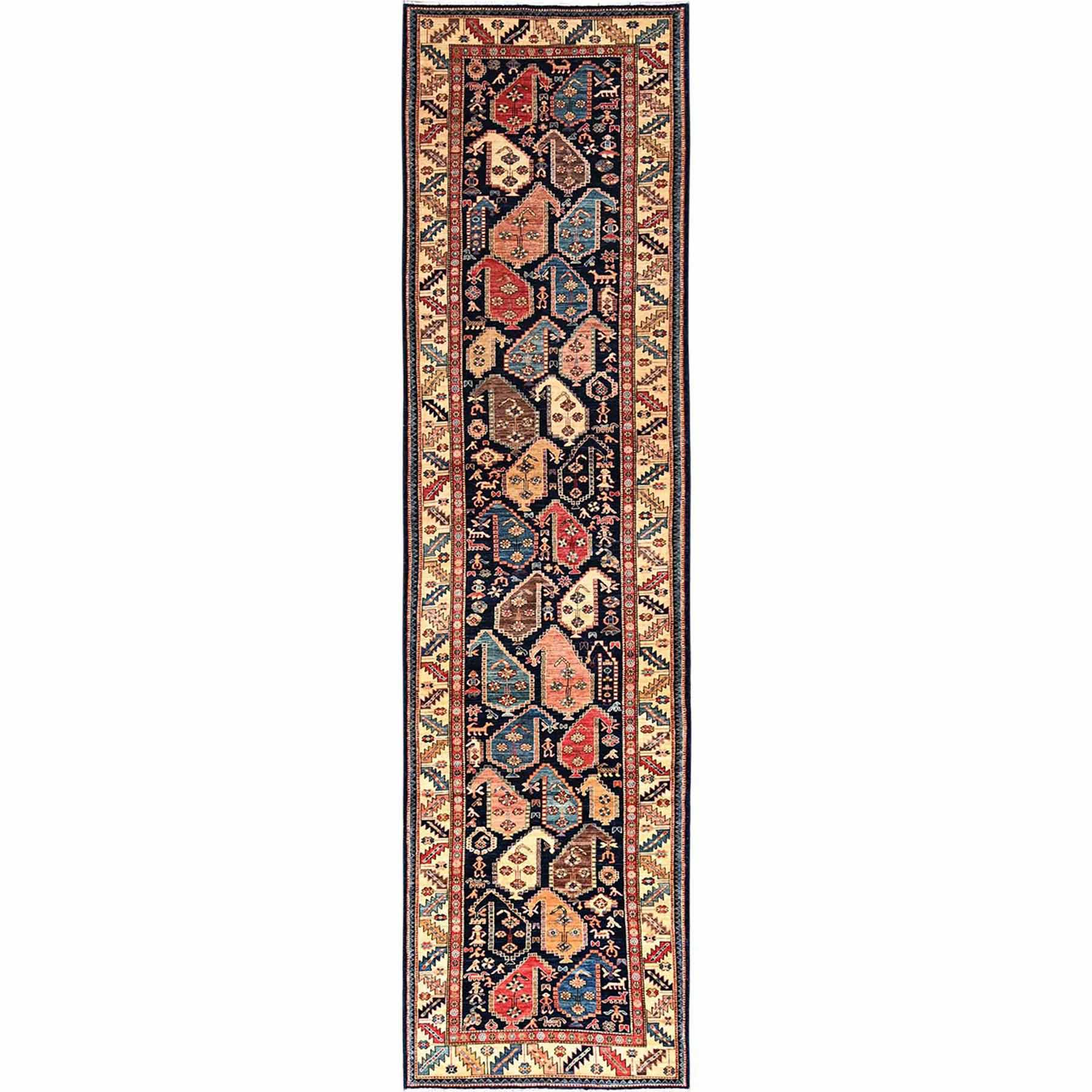 Tribal-Geometric-Hand-Knotted-Rug-8180