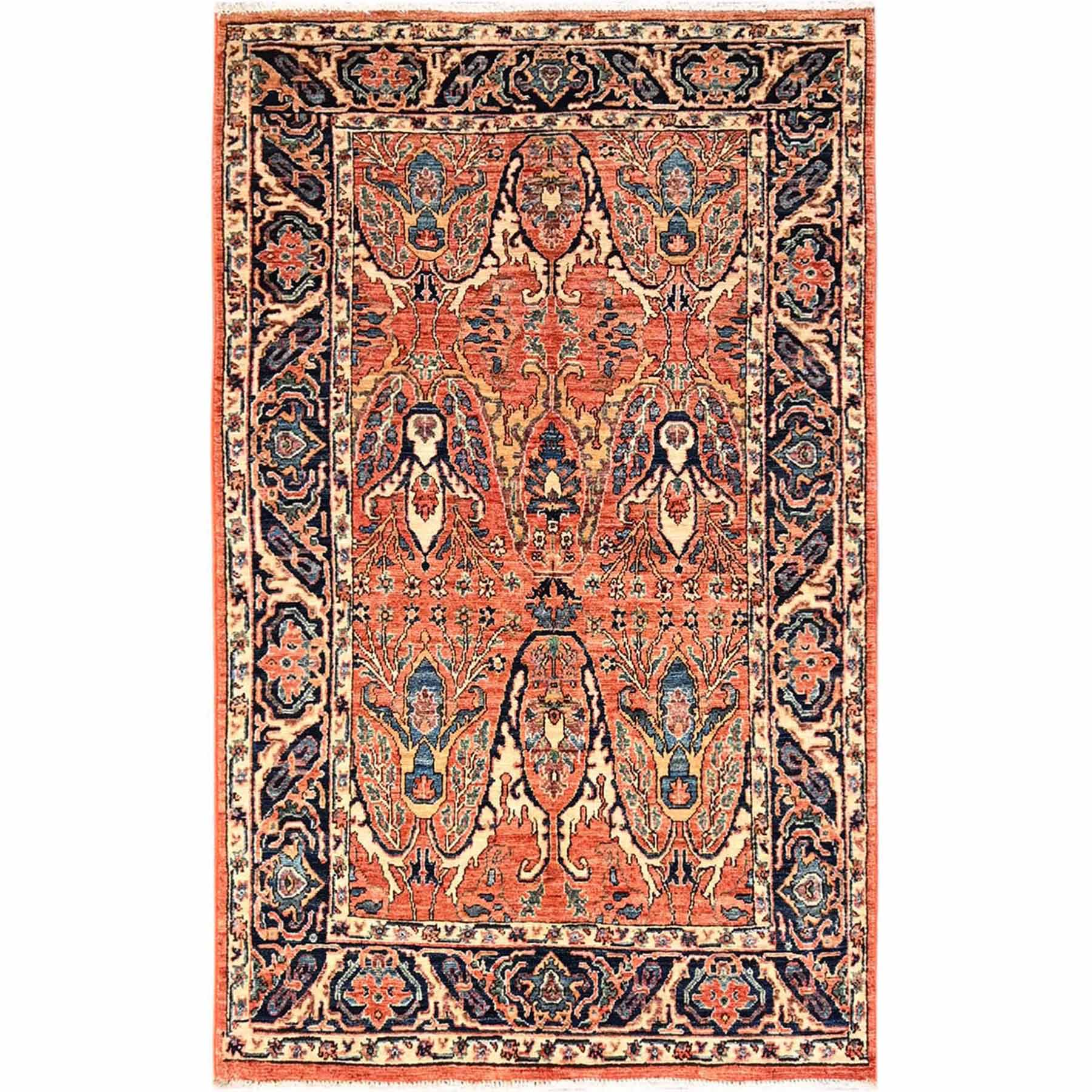 Tribal-Geometric-Hand-Knotted-Rug-8225