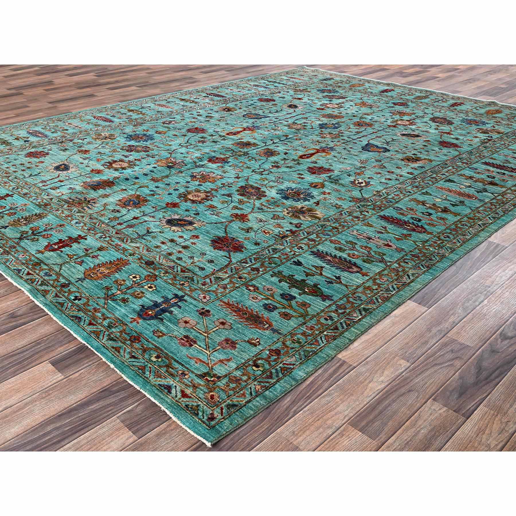 Tribal-Geometric-Hand-Knotted-Rug-9070