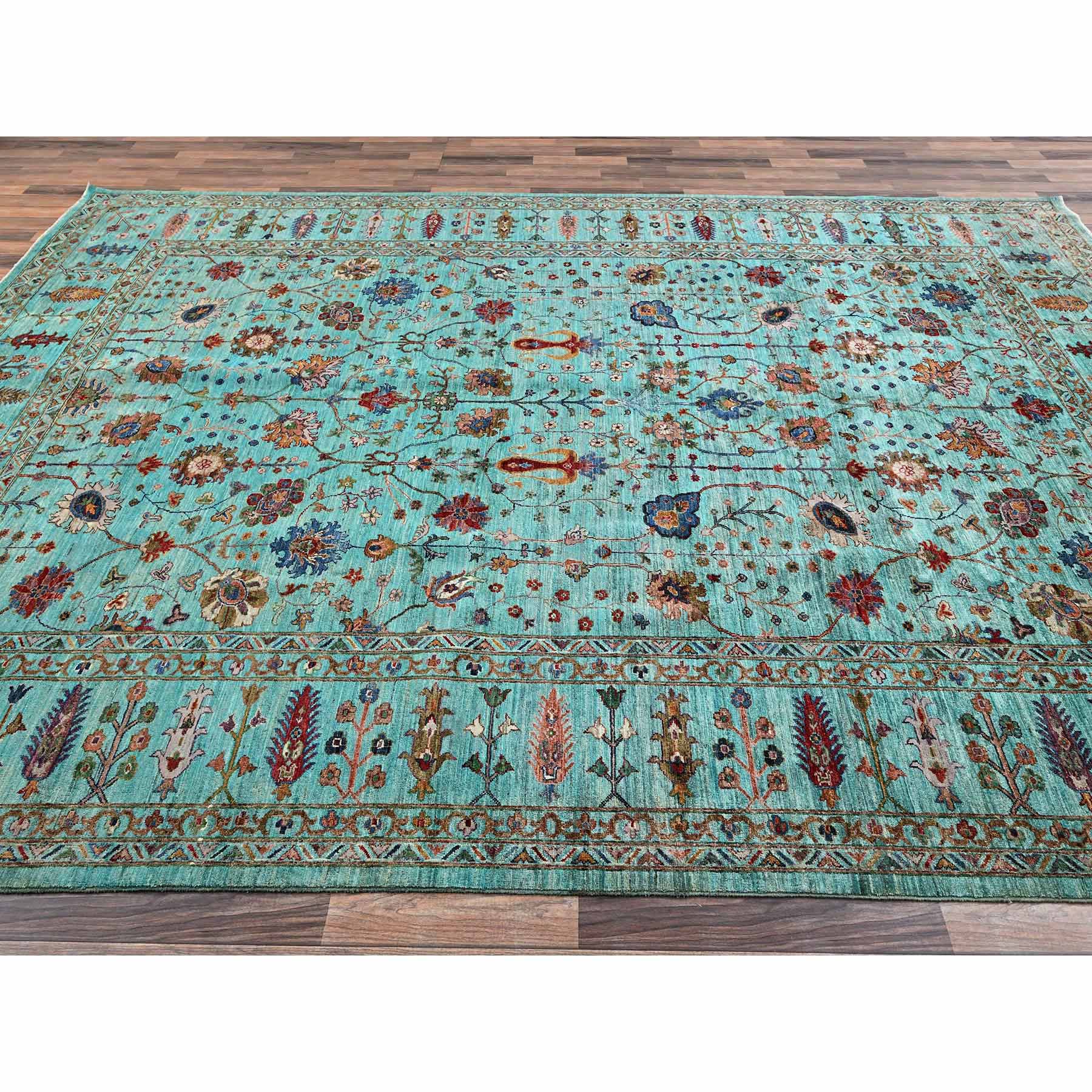 Tribal-Geometric-Hand-Knotted-Rug-9070
