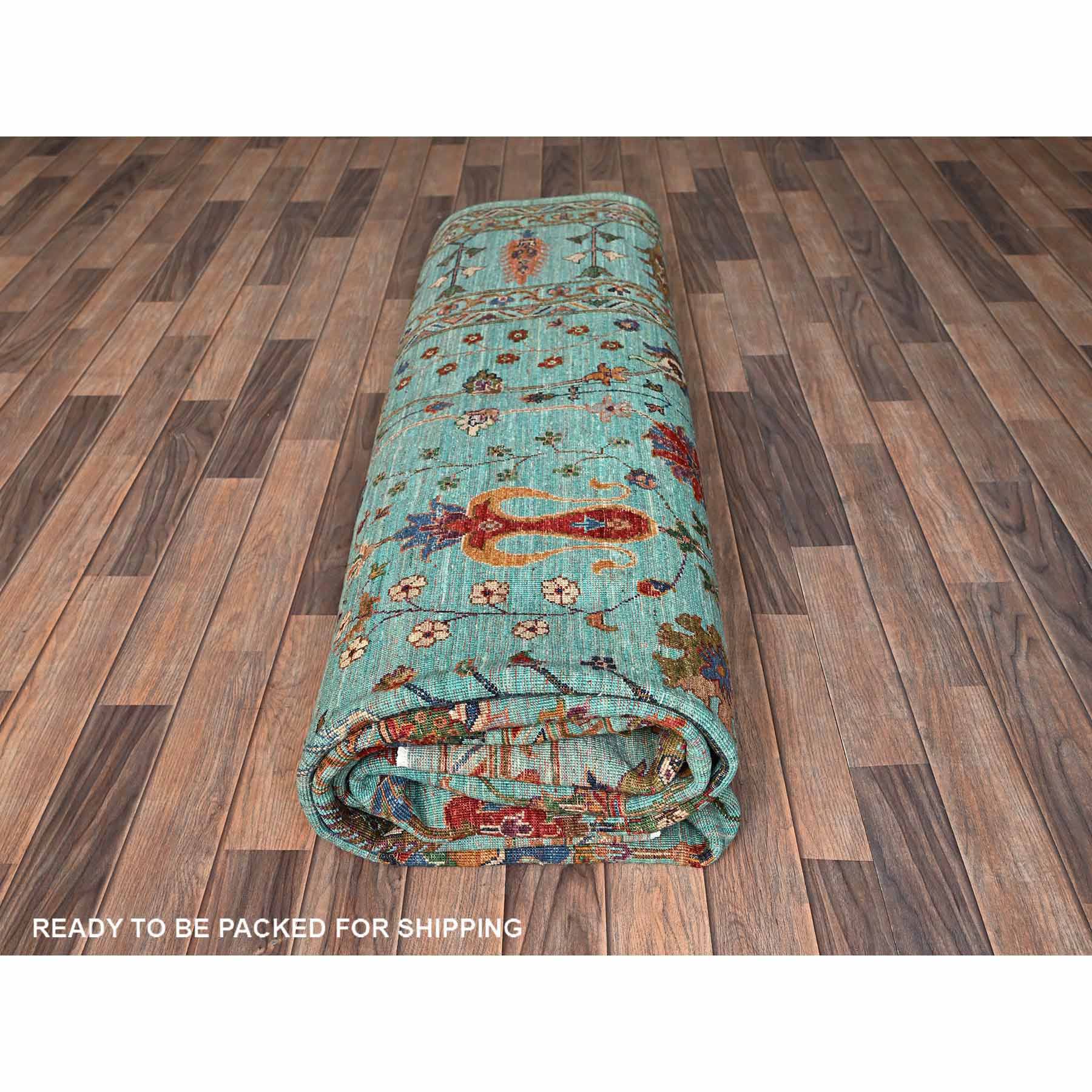 Tribal-Geometric-Hand-Knotted-Rug-9070