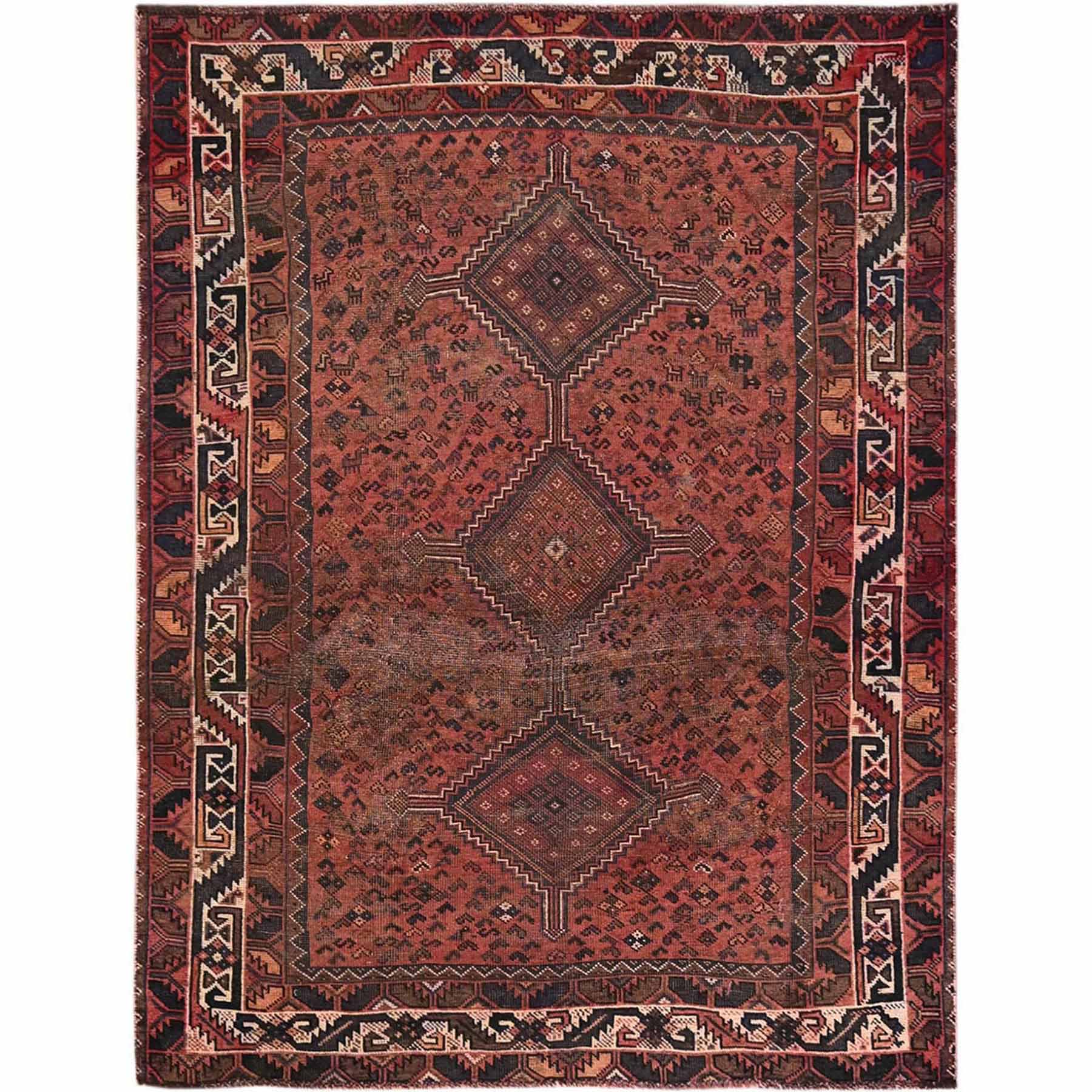 Vintage-Hand-Knotted-Rug-7845