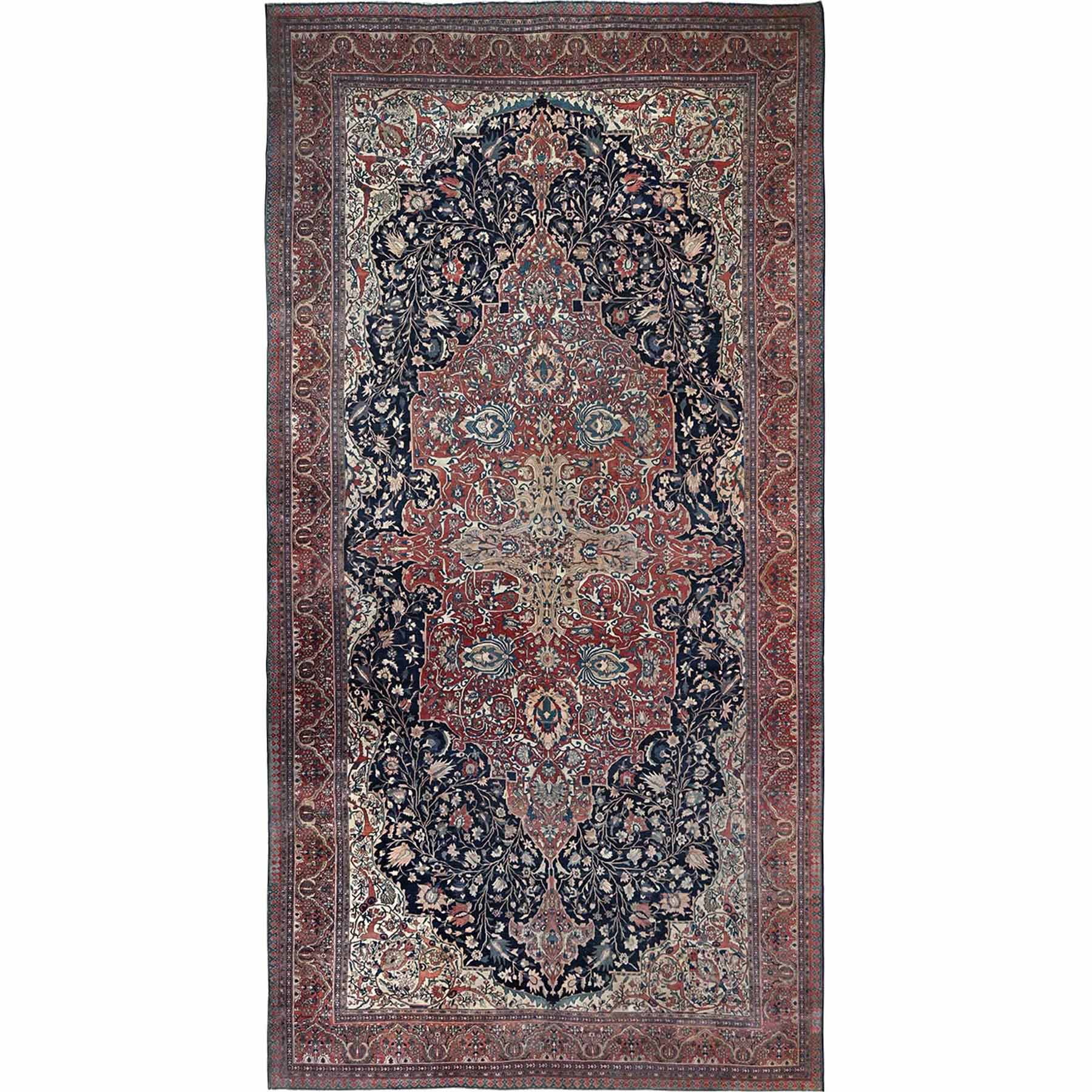 Antique-Hand-Knotted-Rug-10395