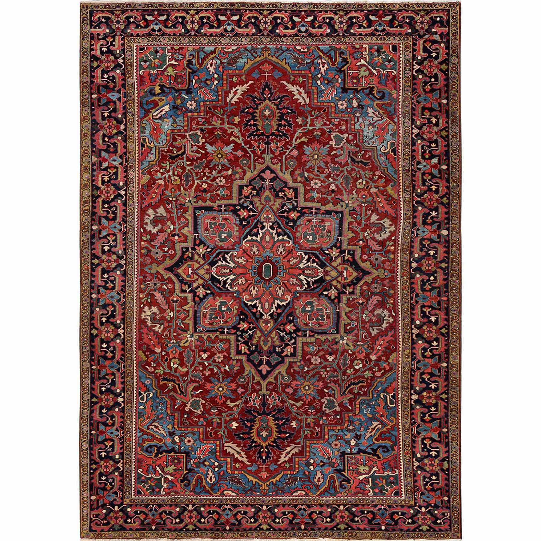 Antique-Hand-Knotted-Rug-10500