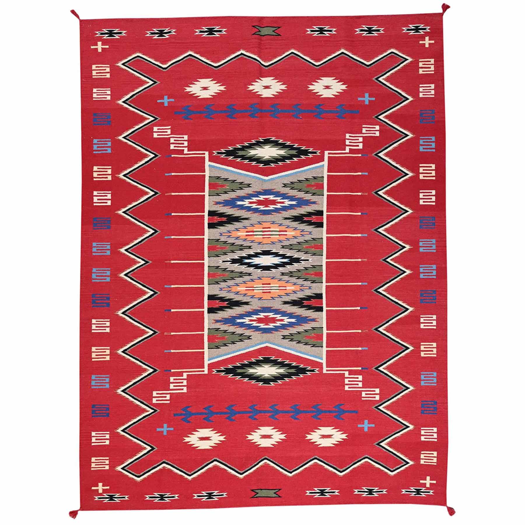 Flat-Weave-Hand-Woven-Rug-11505