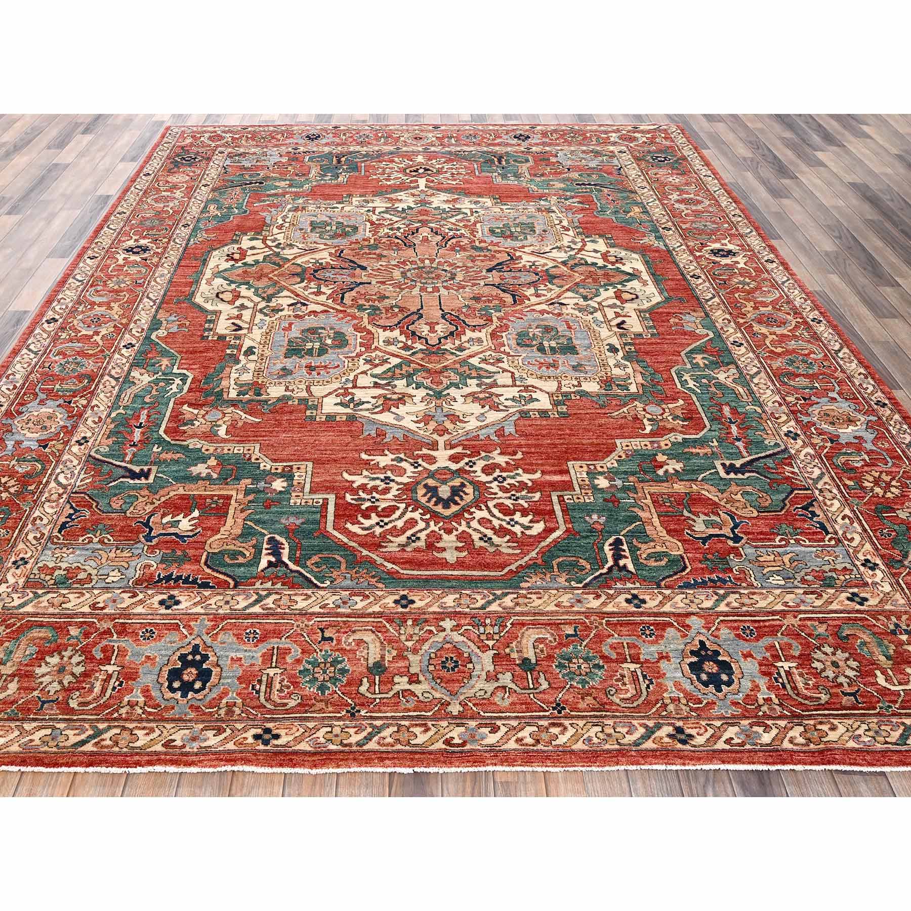 Heriz-Hand-Knotted-Rug-11725