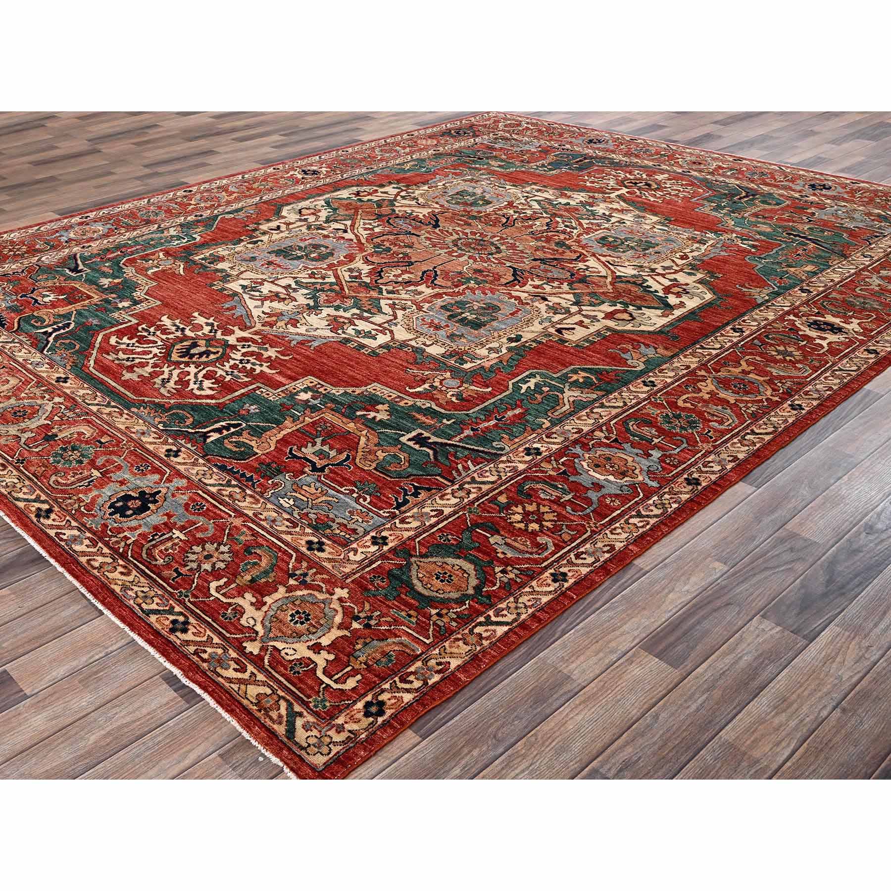 Heriz-Hand-Knotted-Rug-11725