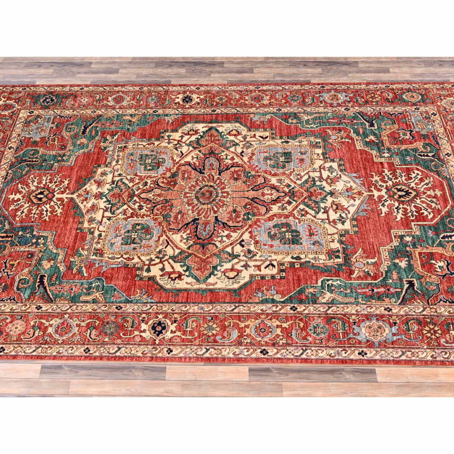 Heriz-Hand-Knotted-Rug-11725