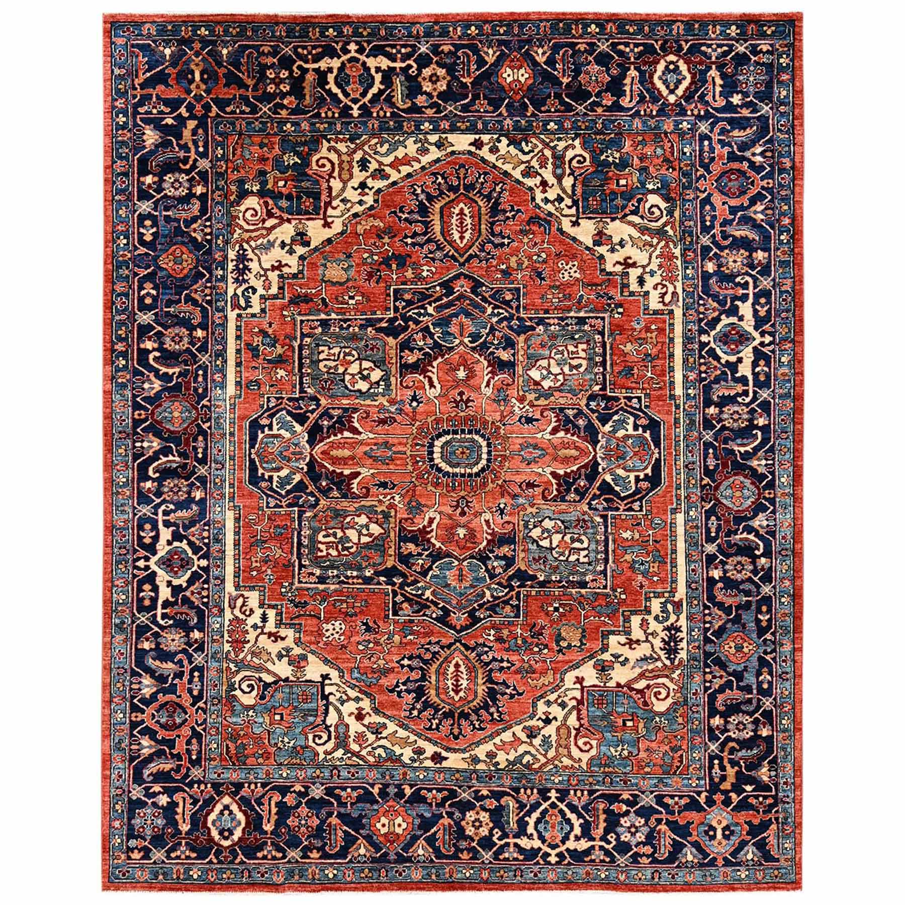 Heriz-Hand-Knotted-Rug-11740