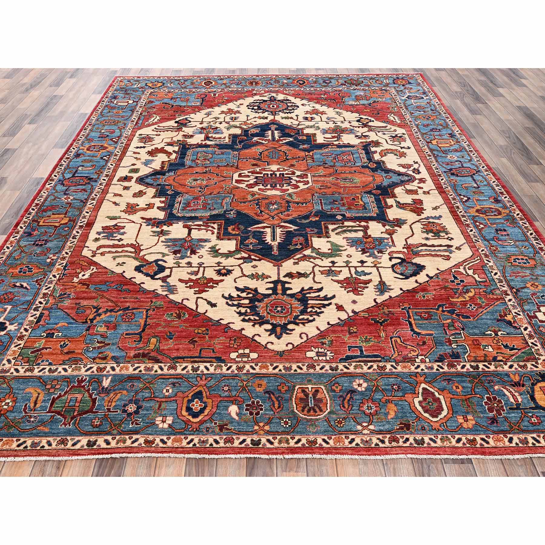 Heriz-Hand-Knotted-Rug-11750