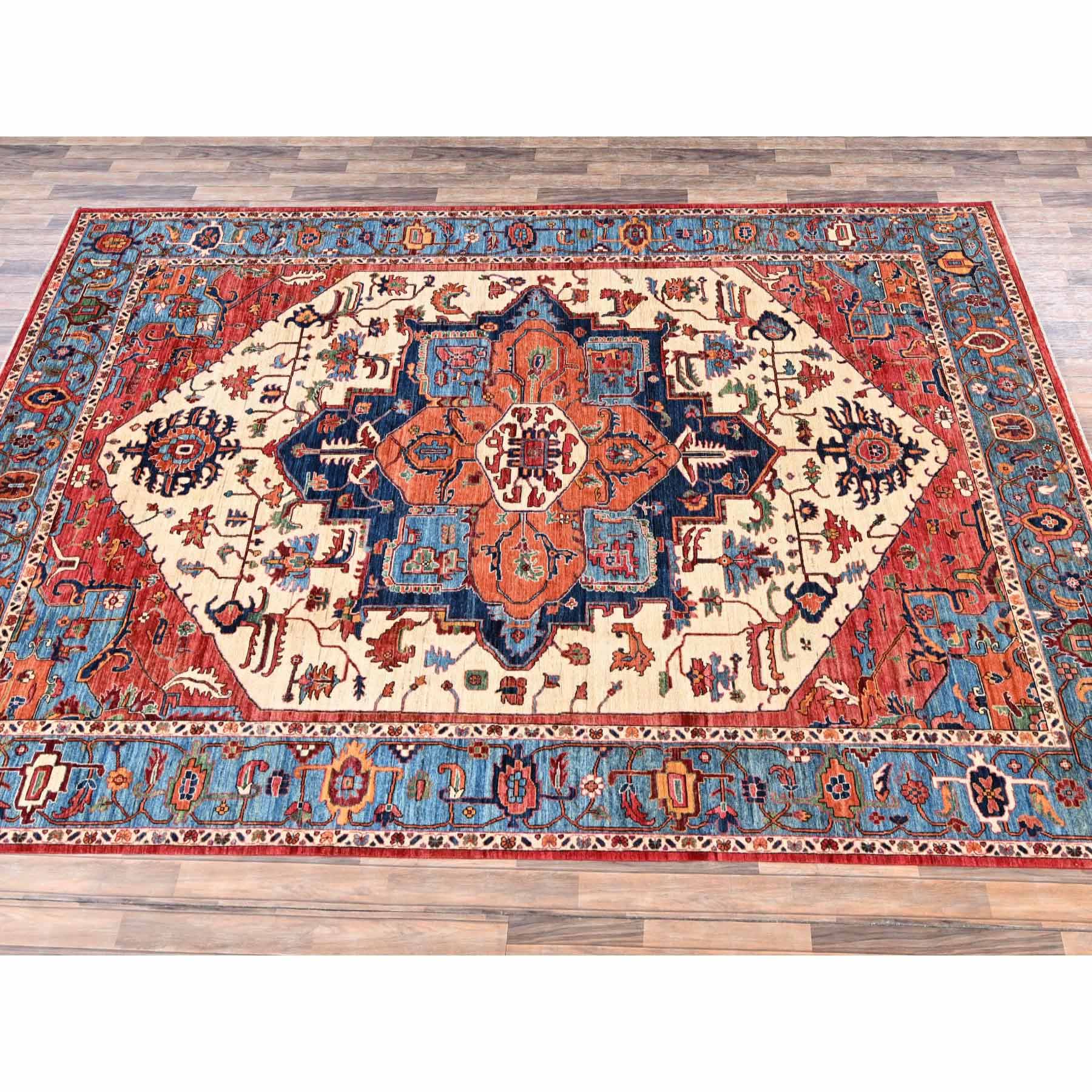 Heriz-Hand-Knotted-Rug-11750