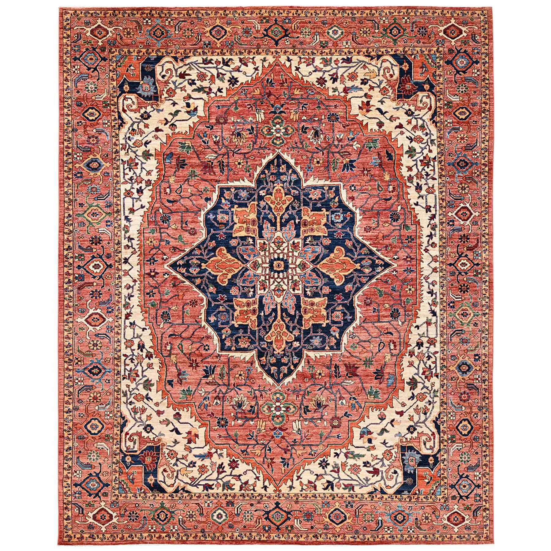 Heriz-Hand-Knotted-Rug-11755