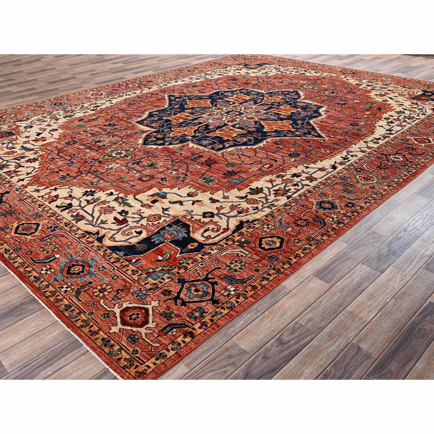 Heriz-Hand-Knotted-Rug-11755