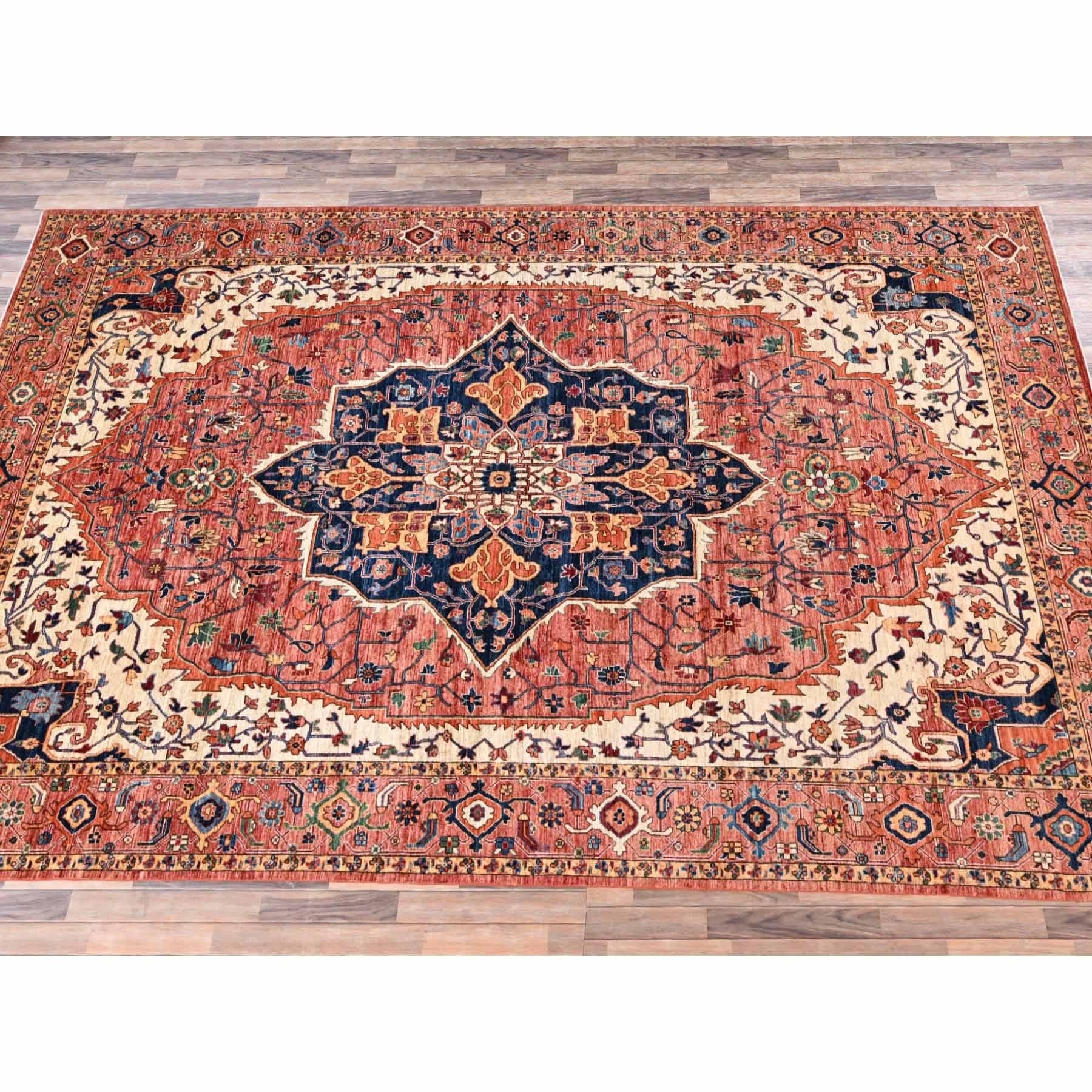 Heriz-Hand-Knotted-Rug-11755