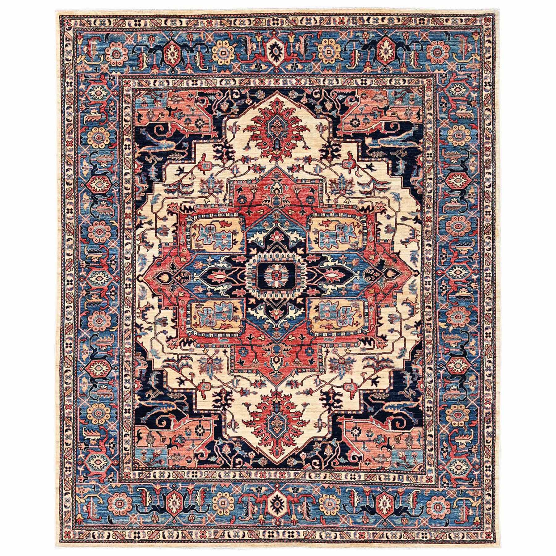 Heriz-Hand-Knotted-Rug-11760