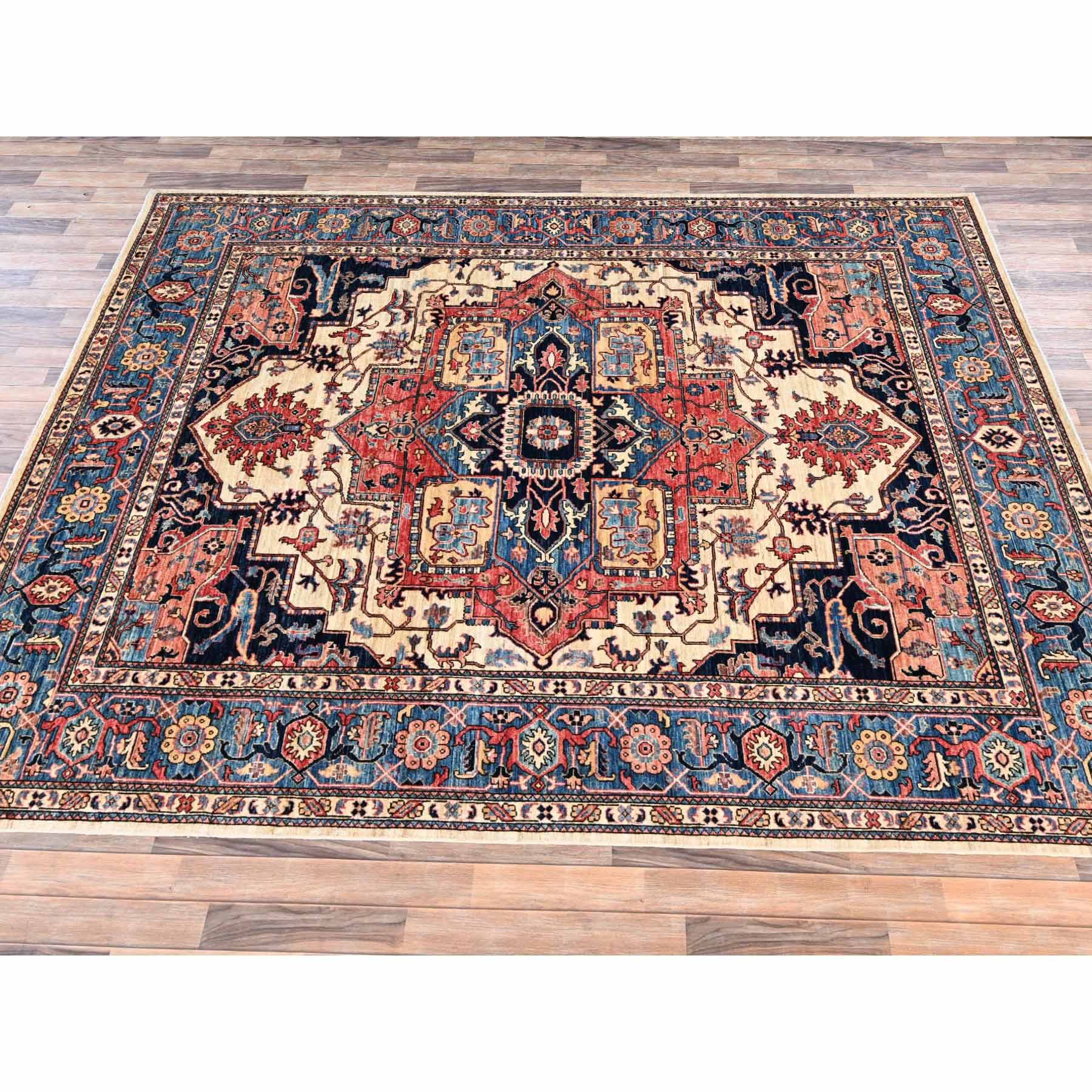 Heriz-Hand-Knotted-Rug-11760