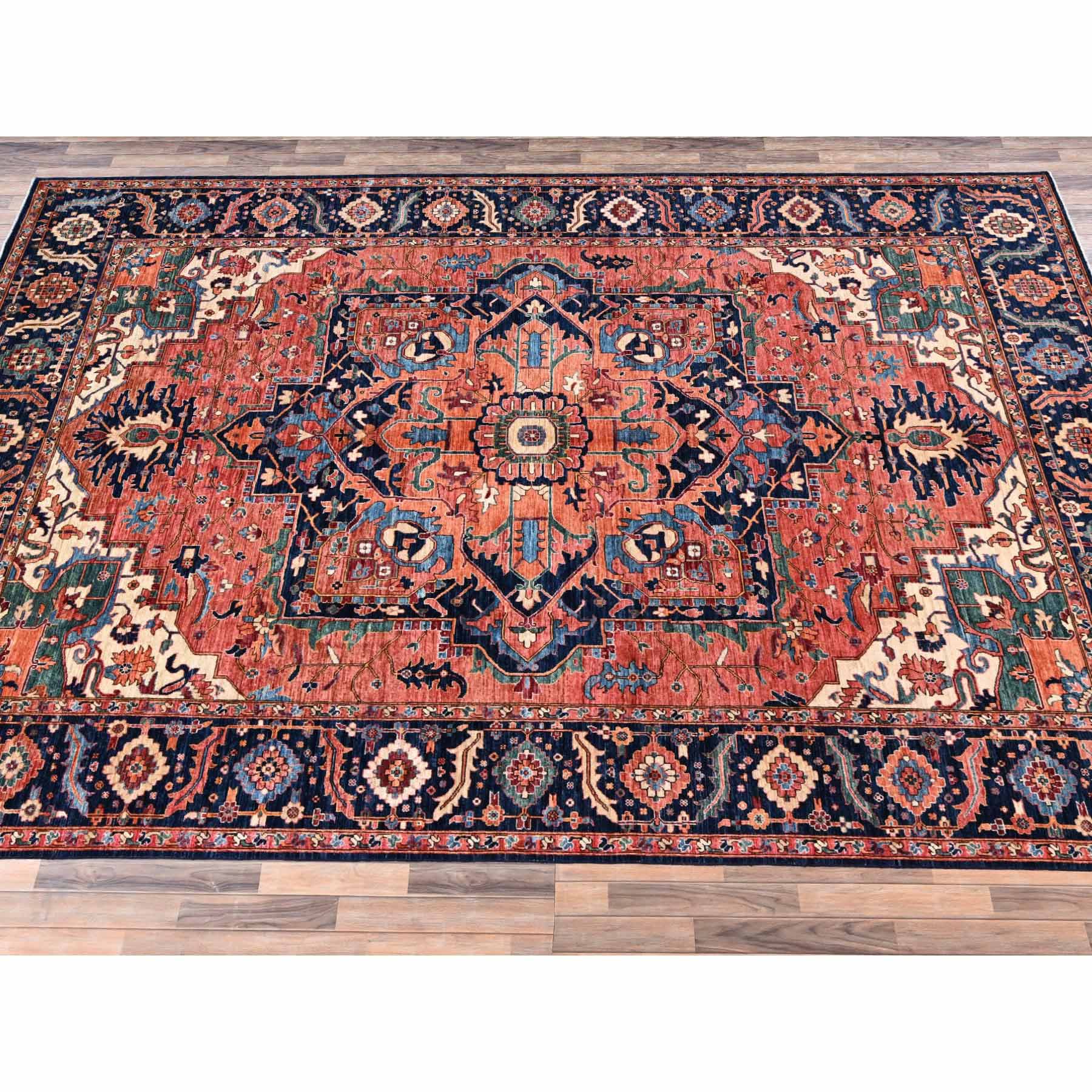 Heriz-Hand-Knotted-Rug-11765