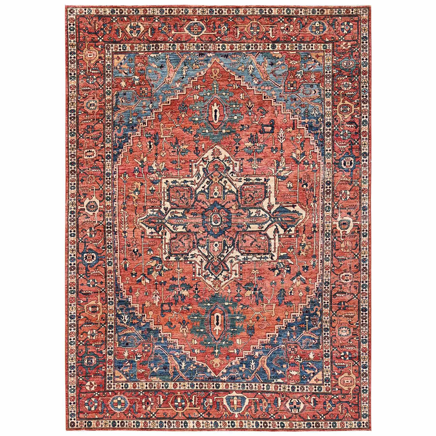 Heriz-Hand-Knotted-Rug-11800