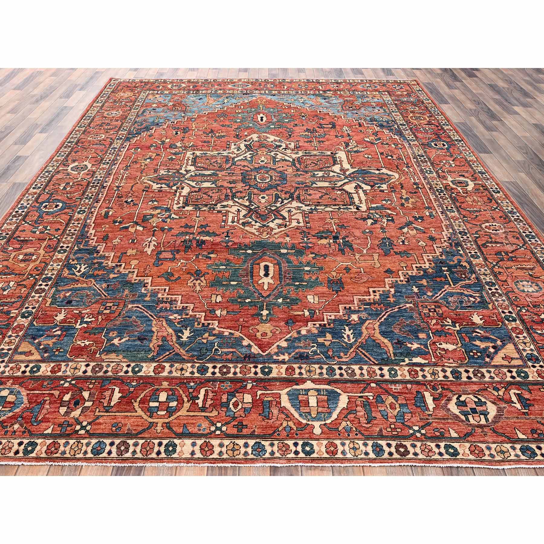 Heriz-Hand-Knotted-Rug-11800