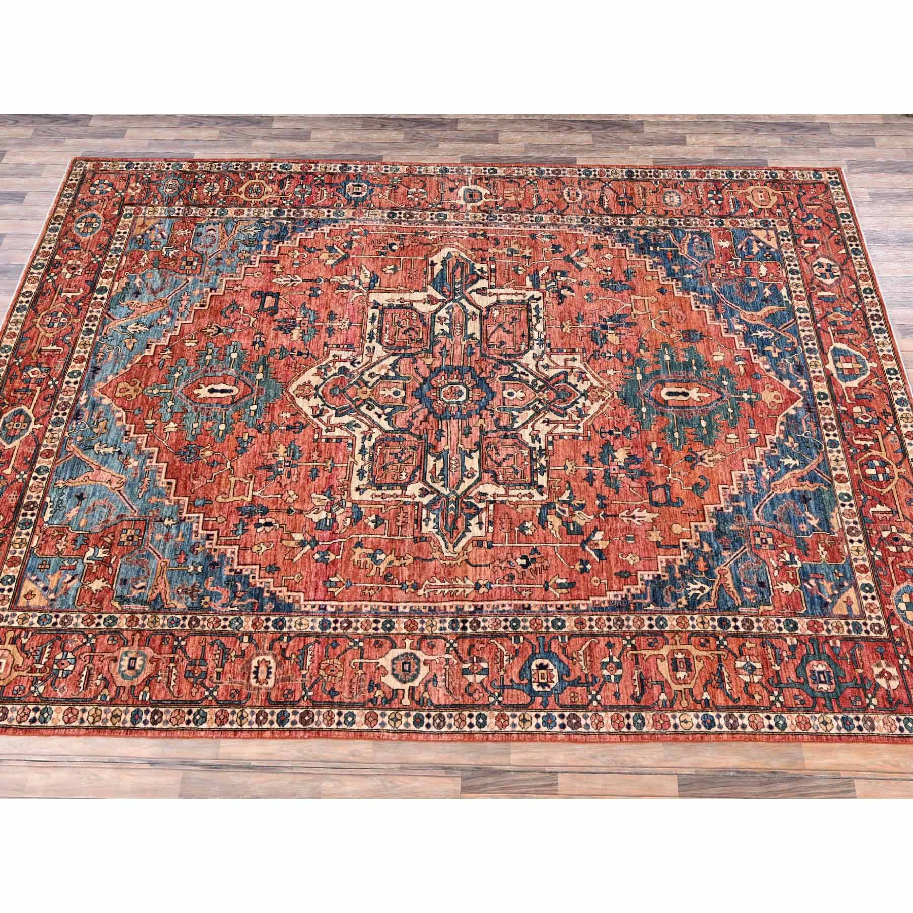 Heriz-Hand-Knotted-Rug-11800