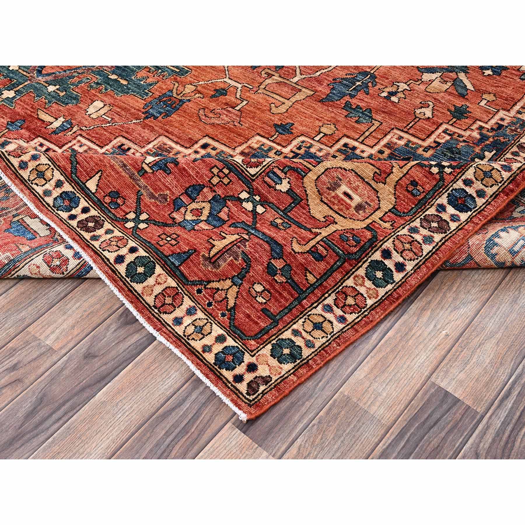 Heriz-Hand-Knotted-Rug-11800