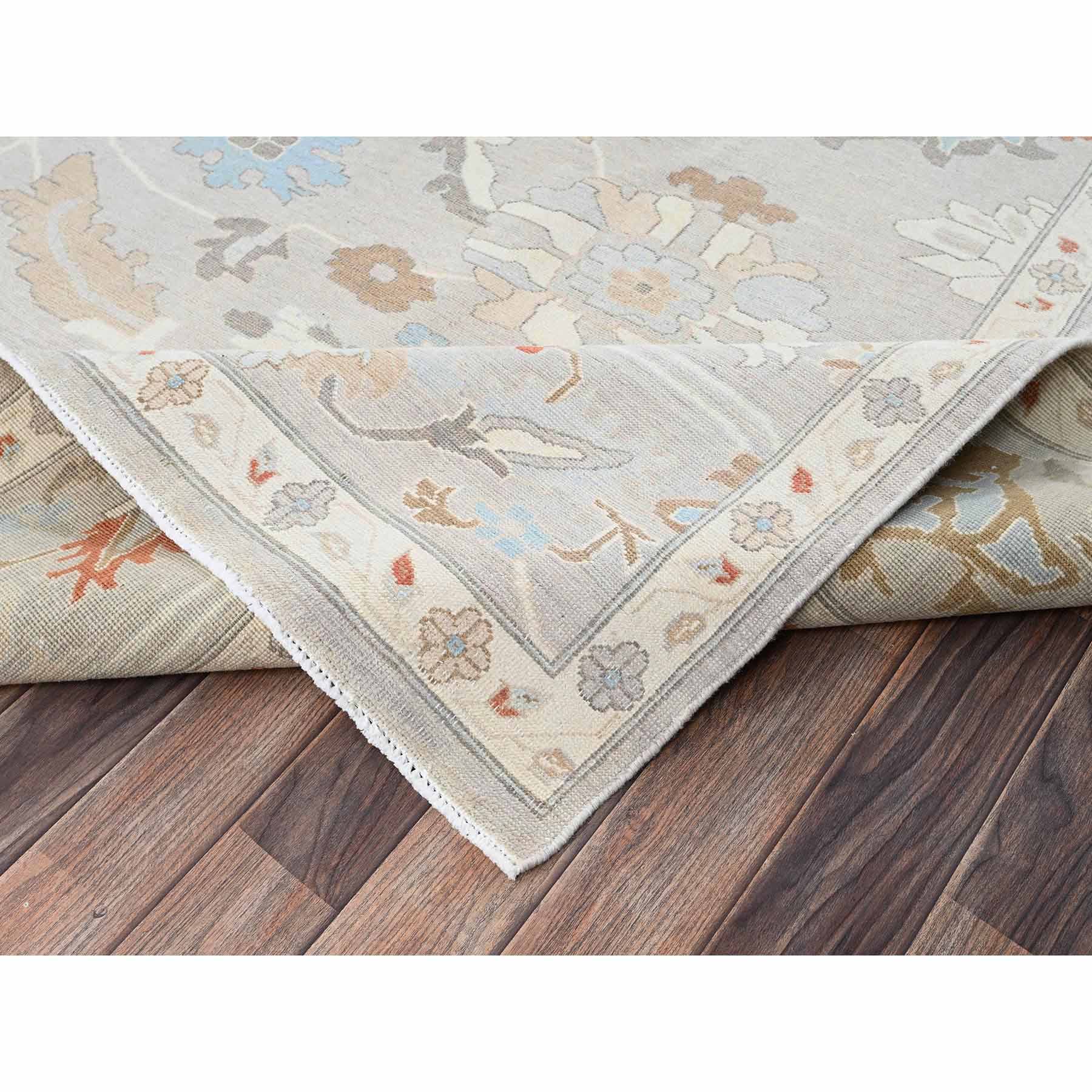 Oushak-And-Peshawar-Hand-Knotted-Rug-10440