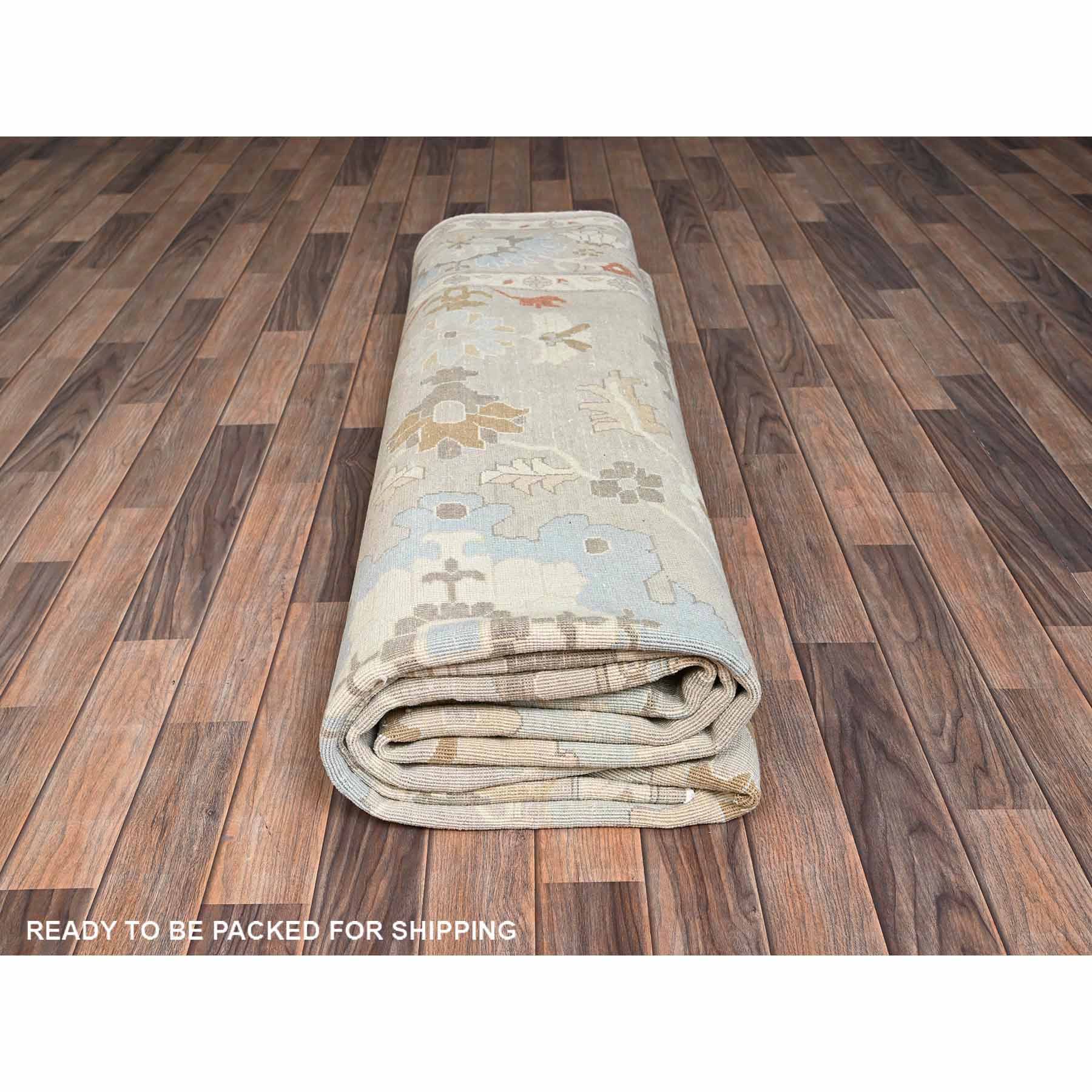 Oushak-And-Peshawar-Hand-Knotted-Rug-10440