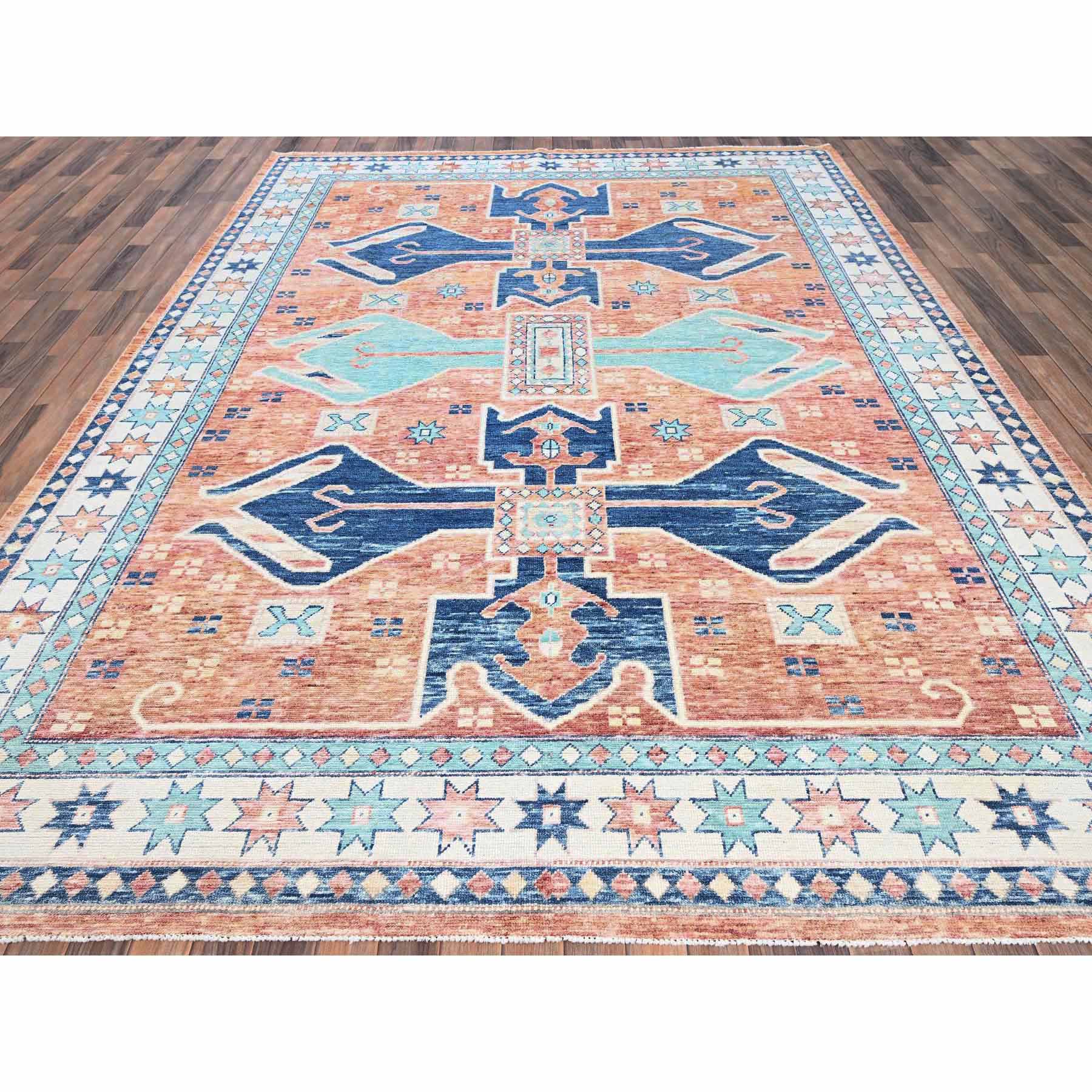 Oushak-And-Peshawar-Hand-Knotted-Rug-10510