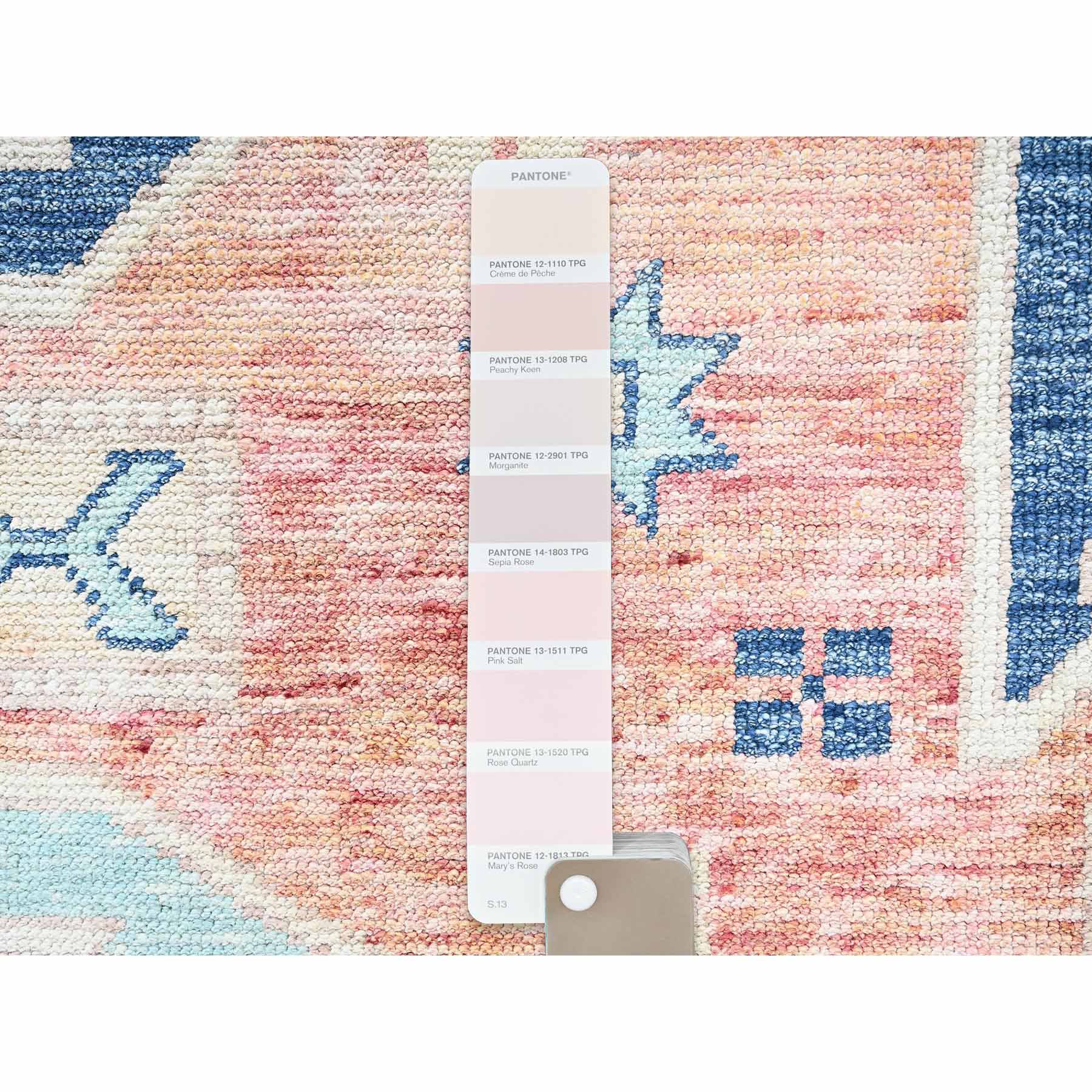 Oushak-And-Peshawar-Hand-Knotted-Rug-10510