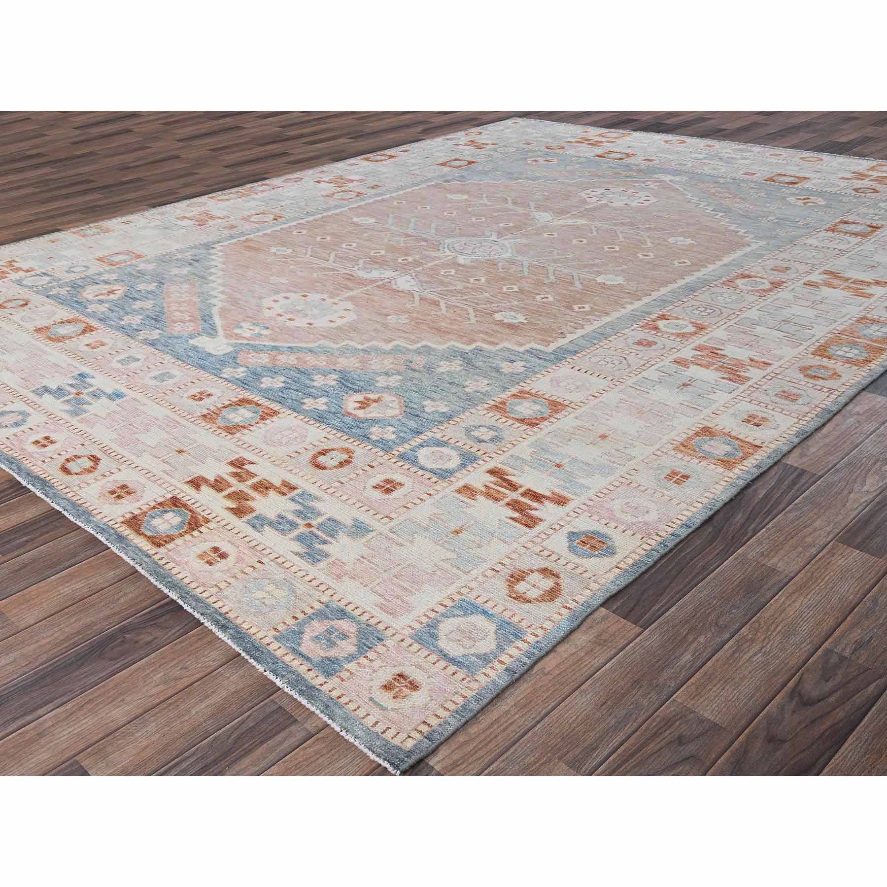 Oushak-And-Peshawar-Hand-Knotted-Rug-10520