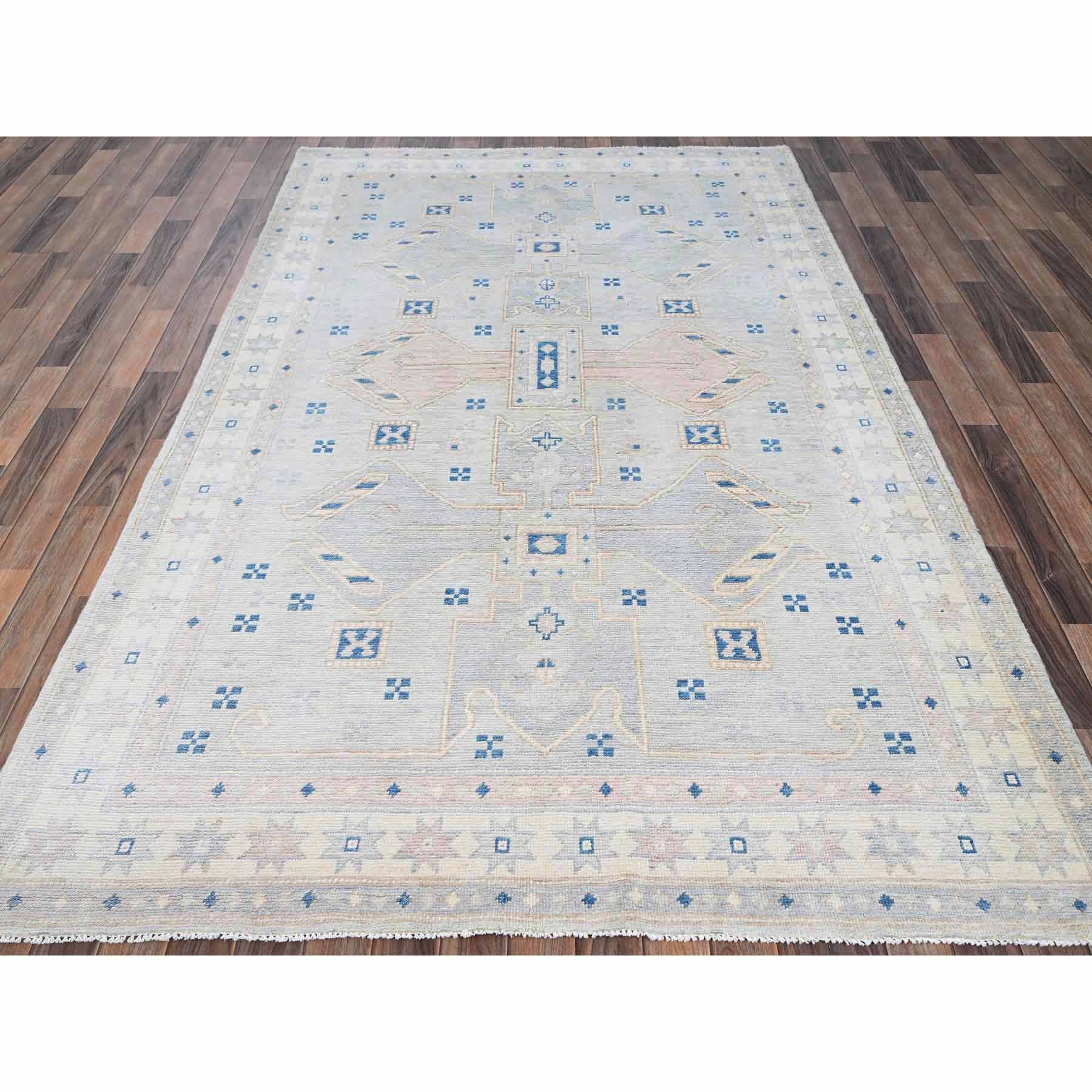 Oushak-And-Peshawar-Hand-Knotted-Rug-10525